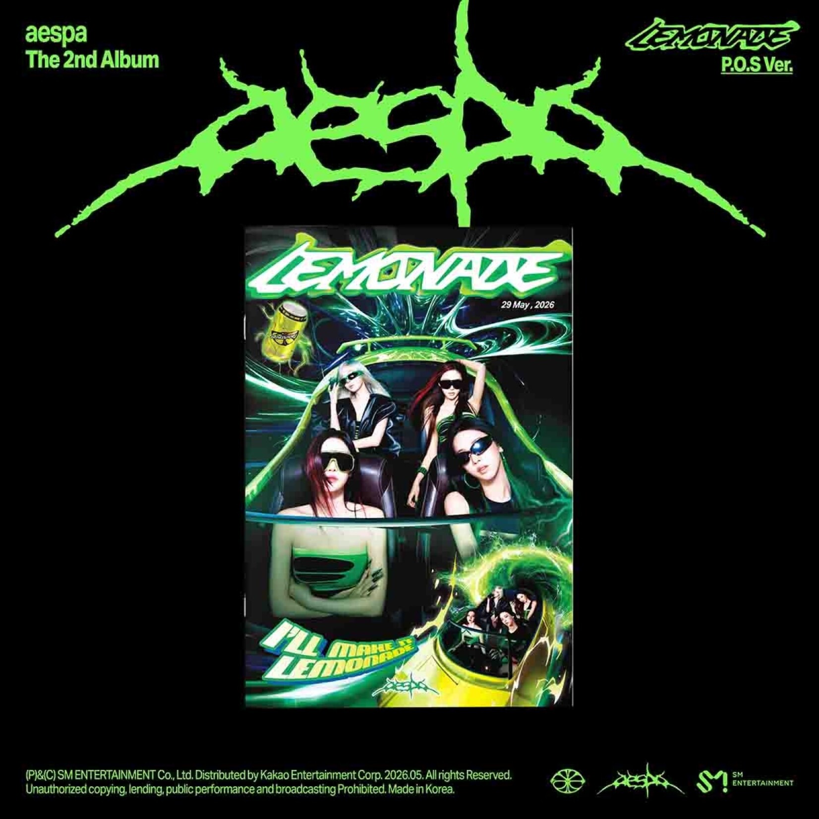 Aespa aespa - 2ND ALBUM [LEMONADE] (P.O.S Ver.)