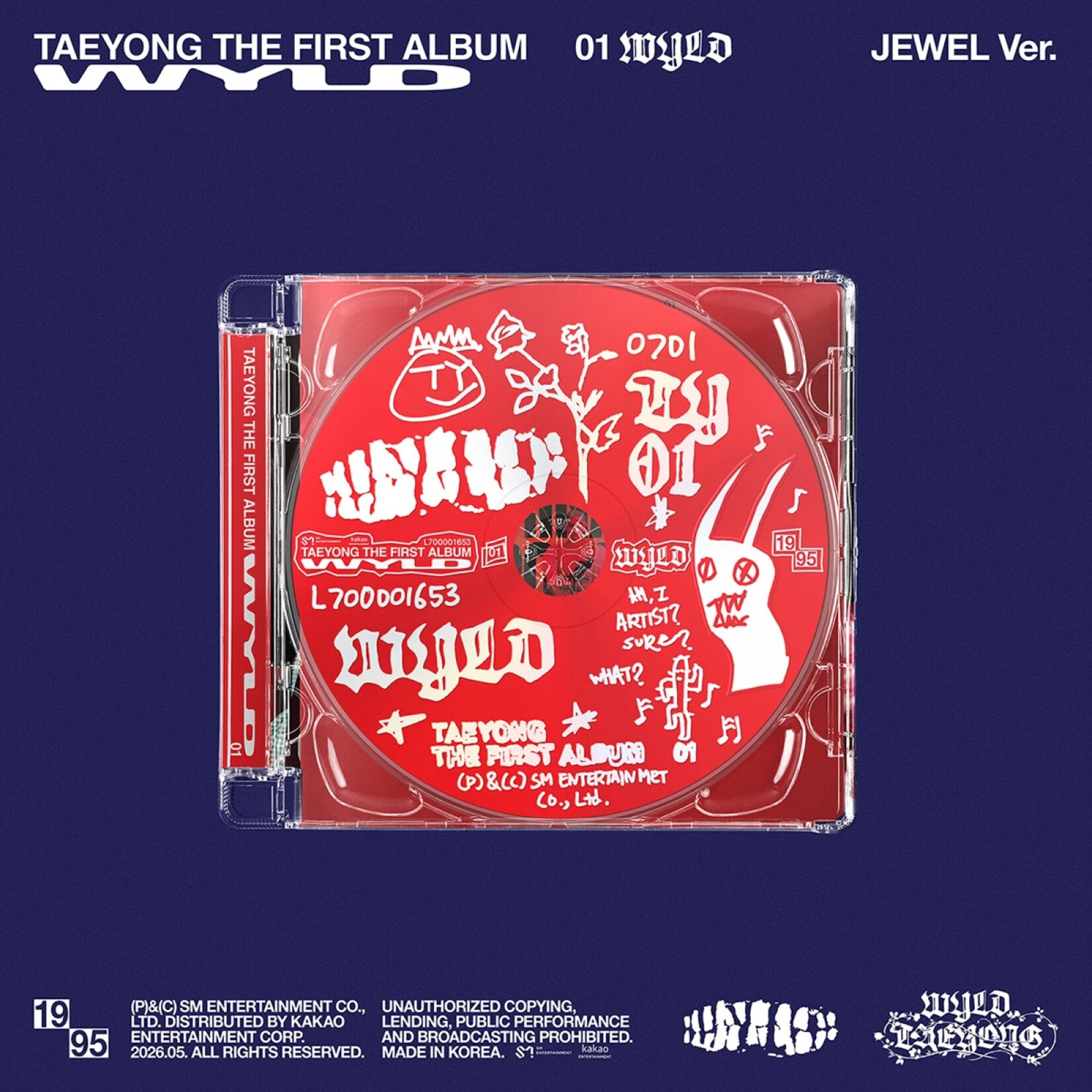 NCT TAEYONG - THE 1ST ALBUM [WYLD] (Jewel Case Ver.)
