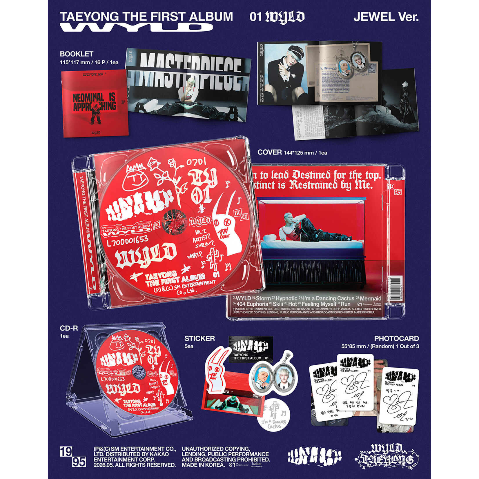 NCT TAEYONG - THE 1ST ALBUM [WYLD] (Jewel Case Ver.)