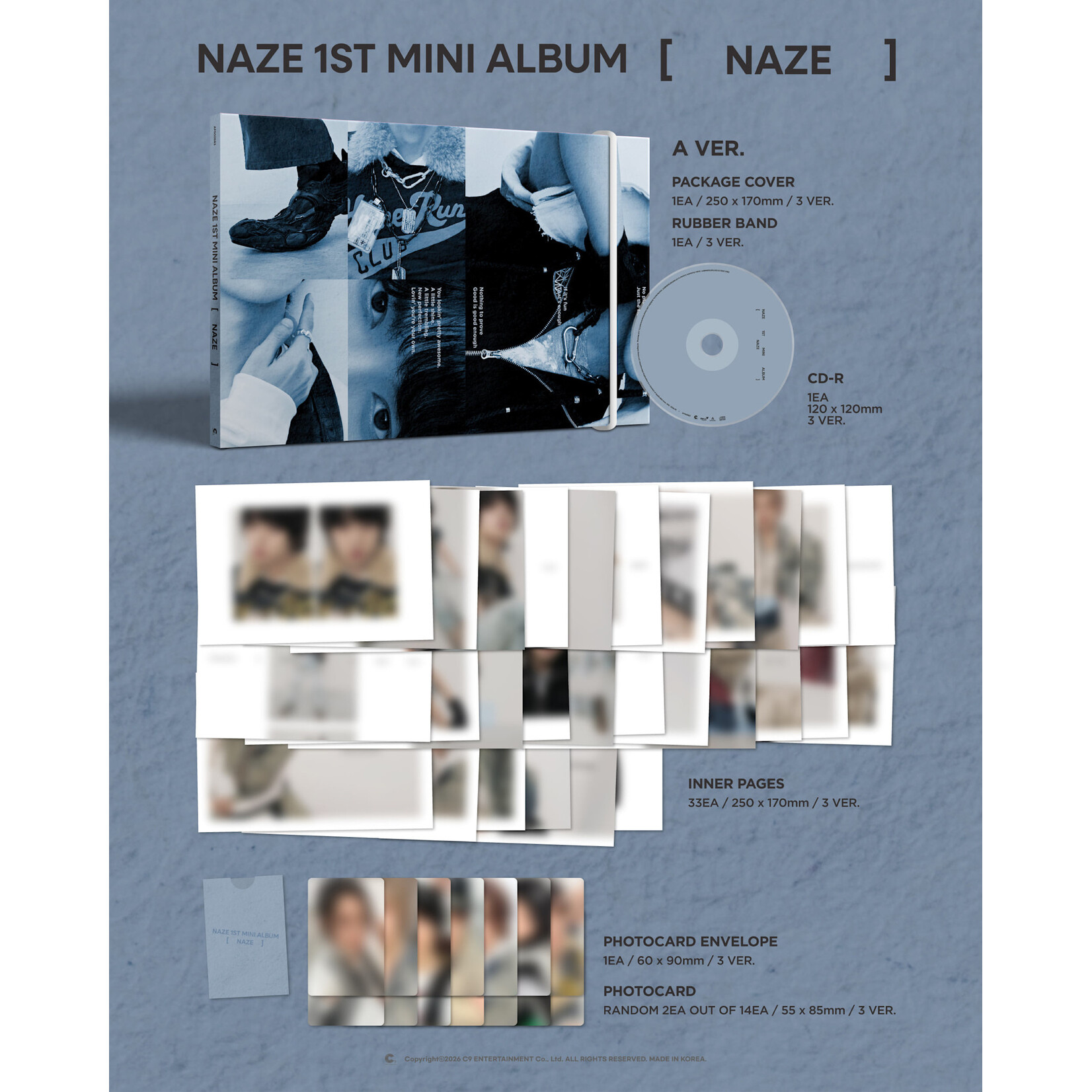 NAZE NAZE - 1ST MINI ALBUM [NAZE] (Photobook Ver.)
