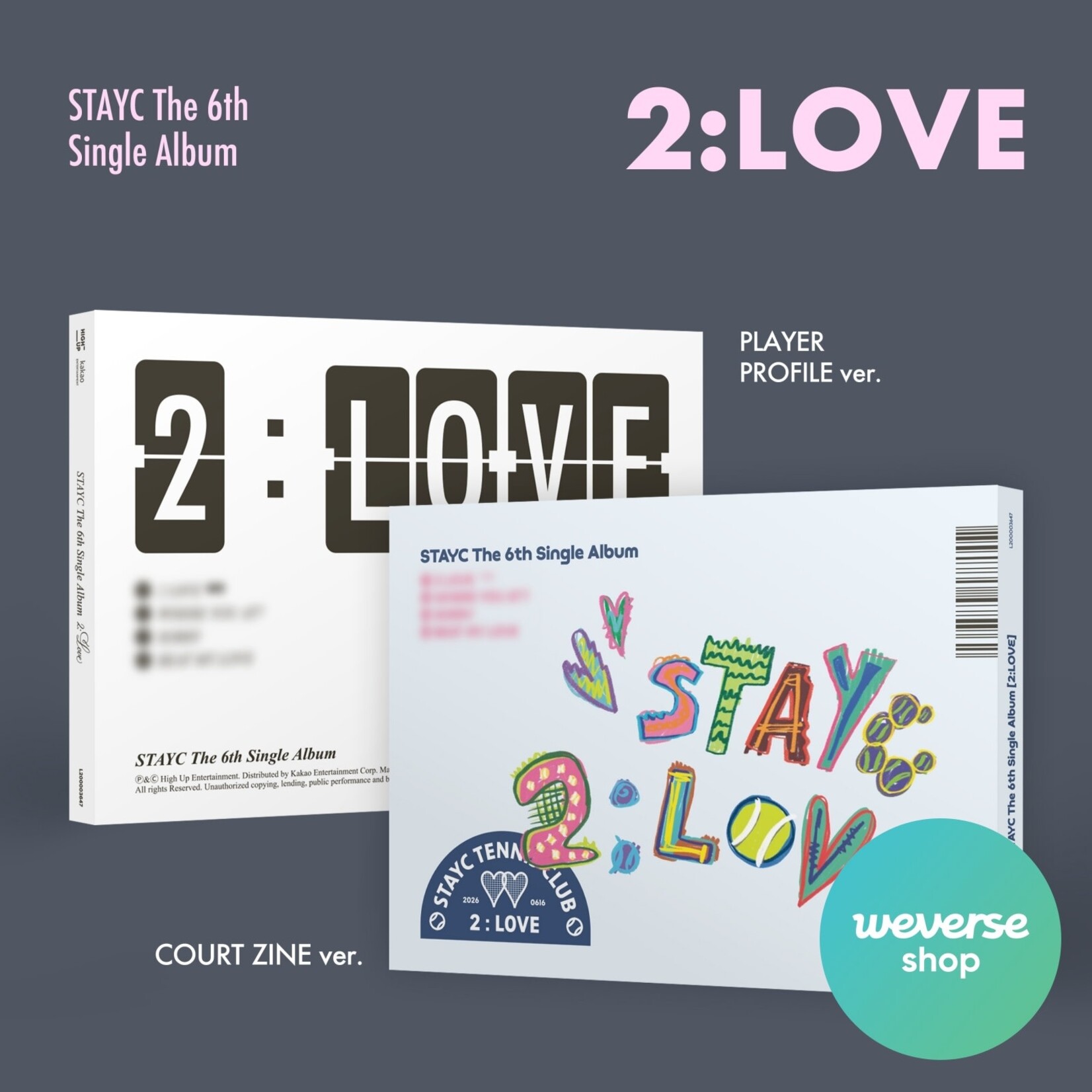 StayC STAYC - The 6th Single Album [2:LOVE] (Photobook Ver.) + Weverse Gift (WS)
