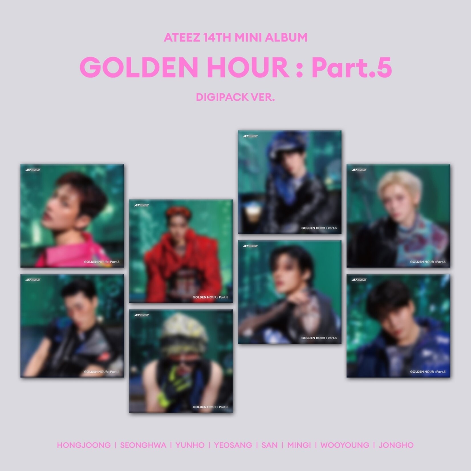 ATEEZ ATEEZ - 14th Mini [GOLDEN HOUR : Part.5] (DIGIPACK VER.)