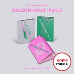 ATEEZ ATEEZ - 14th Mini [GOLDEN HOUR : Part.5] (Photobook Ver.) + Random Photocard (APPLE MUSIC)