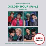 ATEEZ ATEEZ - 14th Mini [GOLDEN HOUR : Part.5] (DIGIPACK UNIT VER.) + Random Photocard (APPLE MUSIC)
