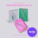 ATEEZ ATEEZ - 14th Mini [GOLDEN HOUR : Part.5] (Photobook Ver.) + Random Photocard (HELLOLIVE)