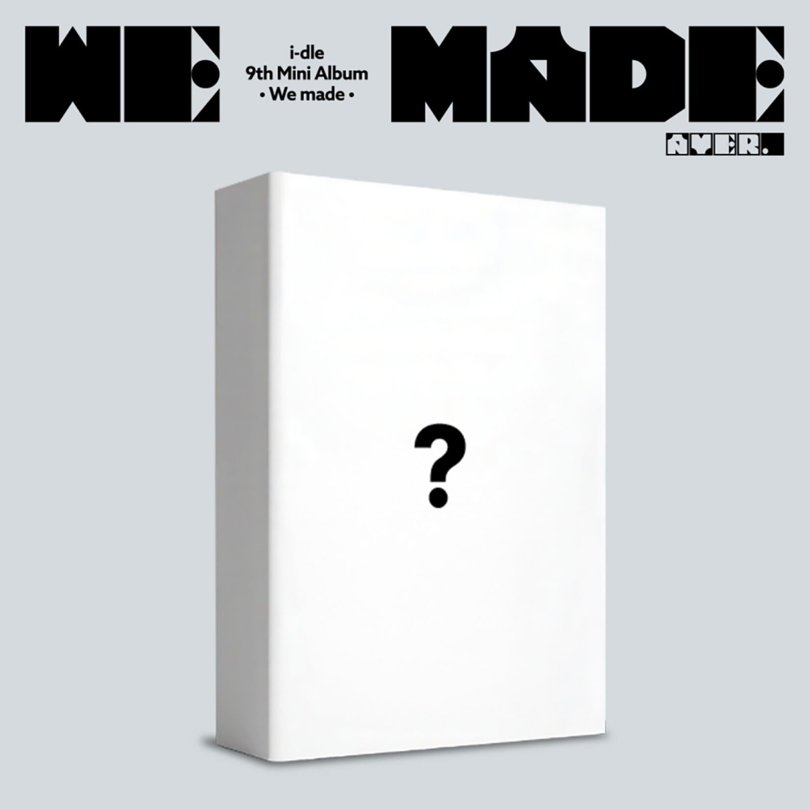 i-dle* i-dle - 9th Mini Album [We made] (A Ver.)