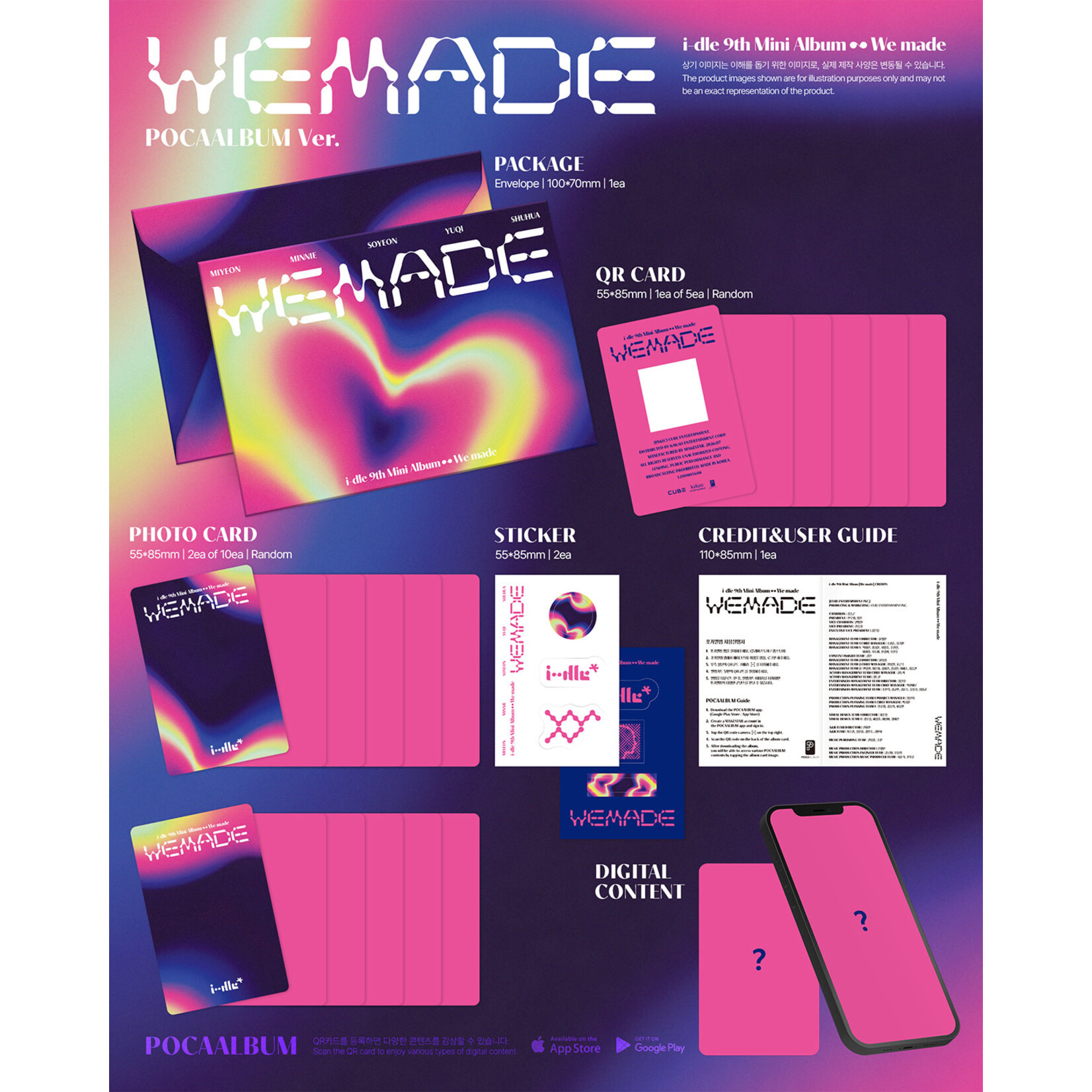 i-dle* i-dle - 9th Mini Album [We made] (POCAALBUM Ver.)