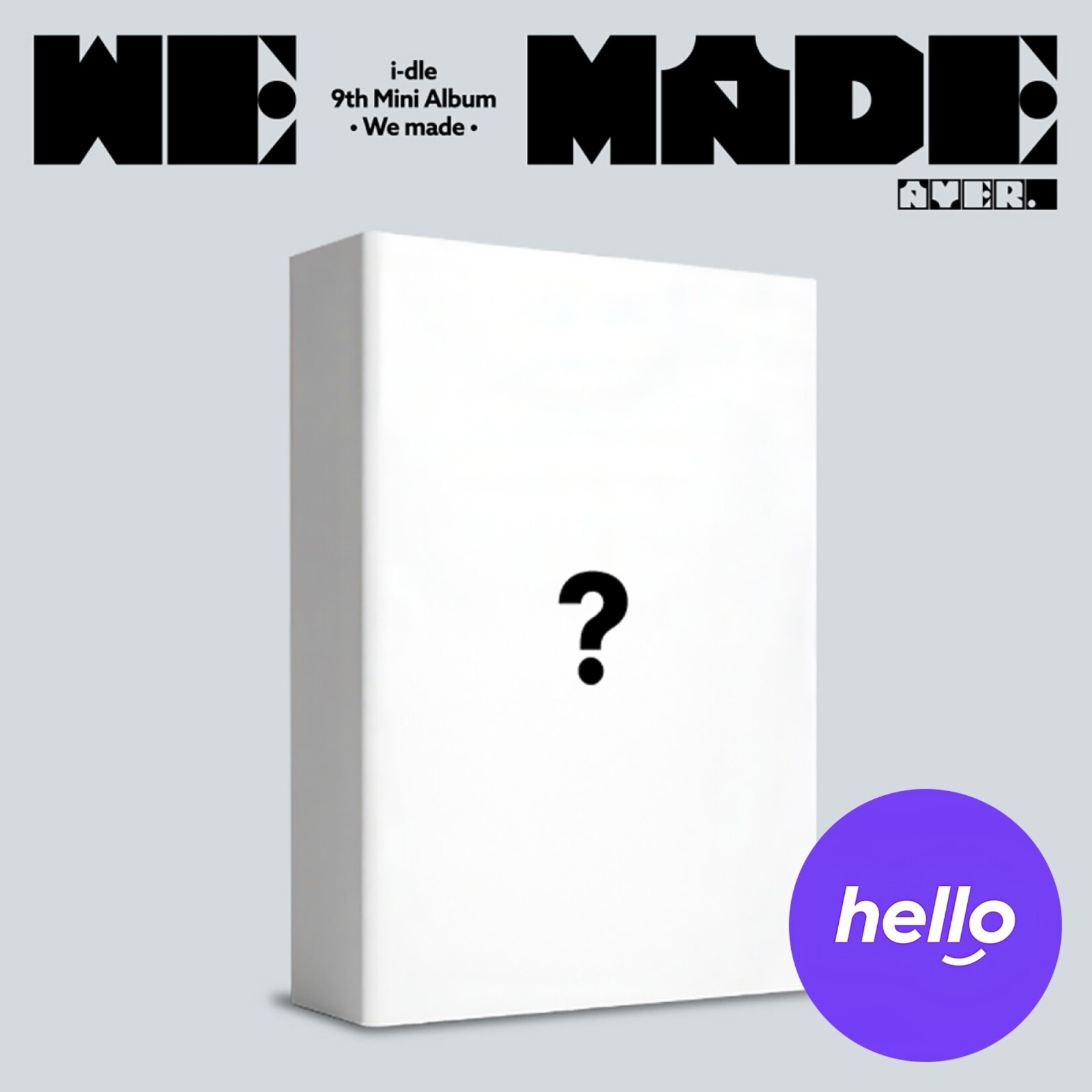 i-dle* i-dle - 9th Mini Album [We made] (A Ver.) + Random Photocard (HELLOLIVE)