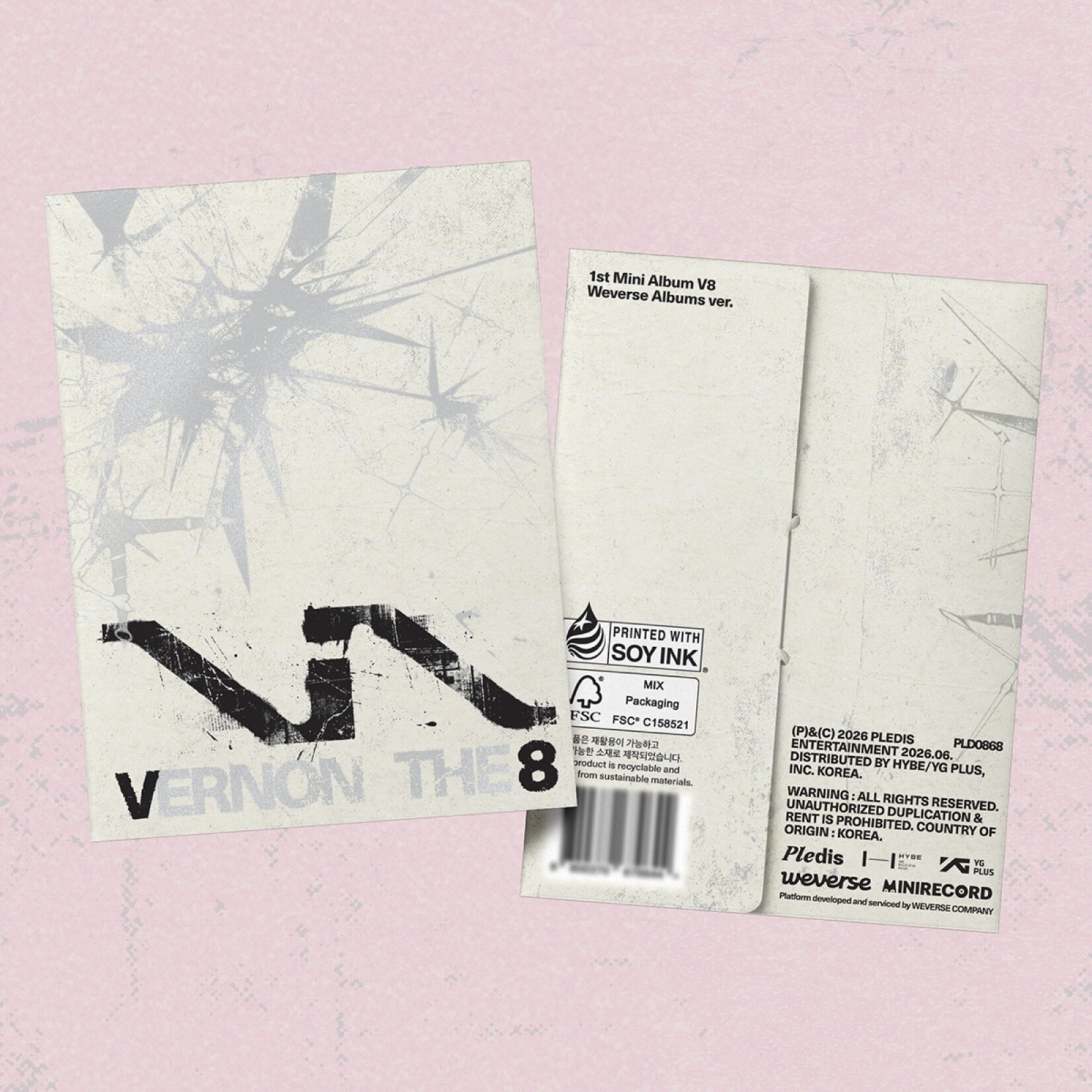 Seventeen V8 (SEVENTEEN) - 1st Mini Album [V8] (Weverse Albums ver.)