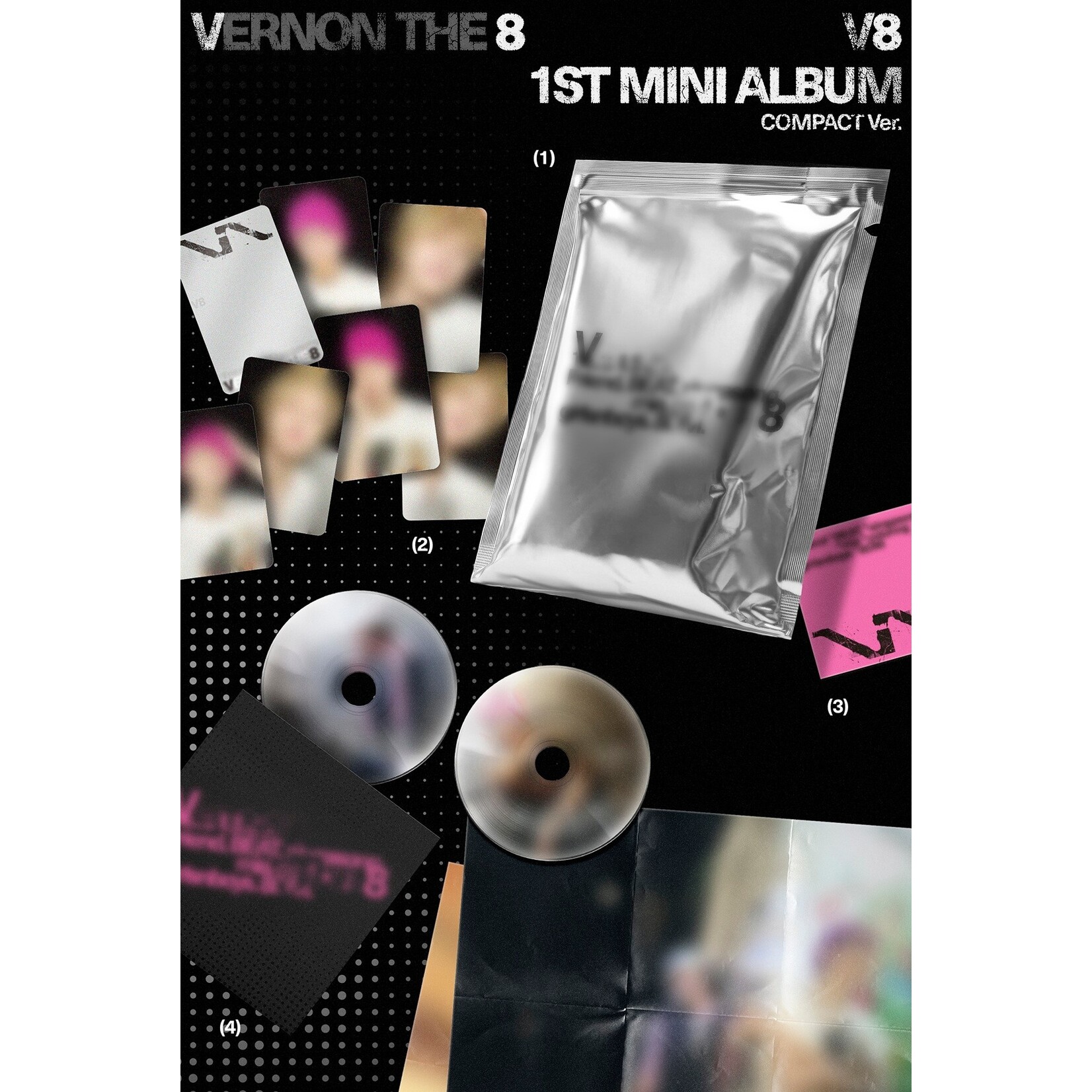 Seventeen V8 (SEVENTEEN) - 1st Mini Album 'V8' Compact Ver. + Weverse Gift (WS)