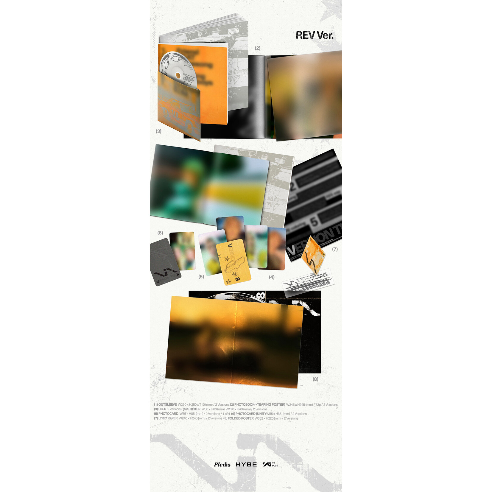 Seventeen V8 (SEVENTEEN) - 1st Mini Album [V8] (Photobook Ver.) + Random Photocard (SW)