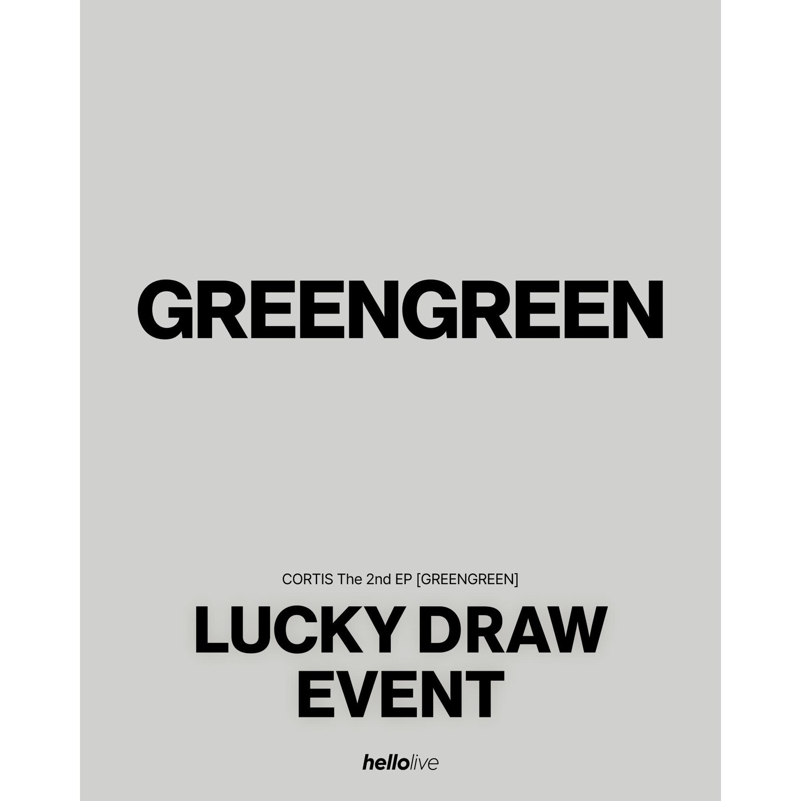 CORTIS [LUCKY DRAW2] CORTIS - The 2nd EP [GREENGREEN] (Photobook Ver.) + Random Photocard (HELLOLIVE)