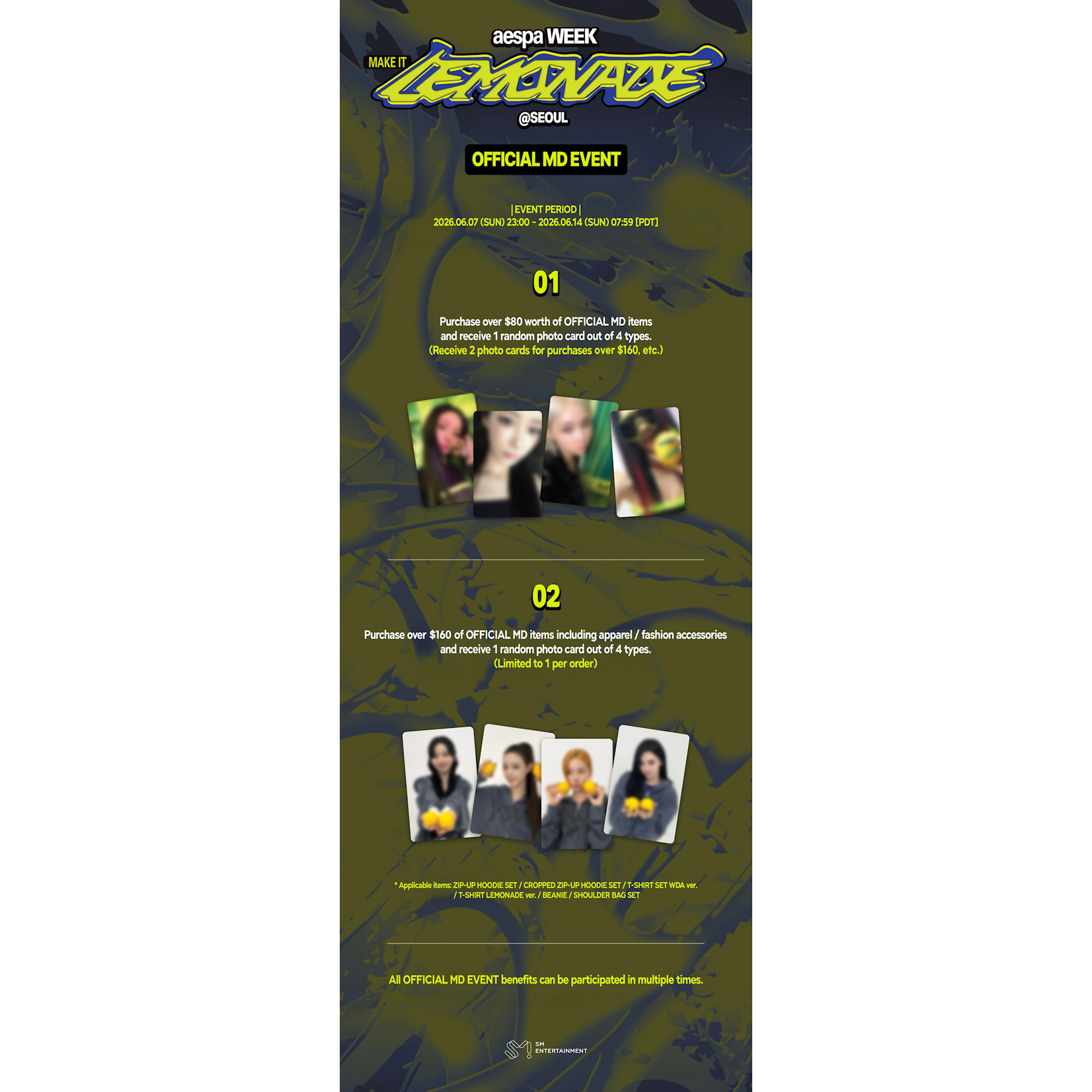 Aespa aespa - [aespa WEEK - MAKE IT LEMONADE MD] METAL CASE