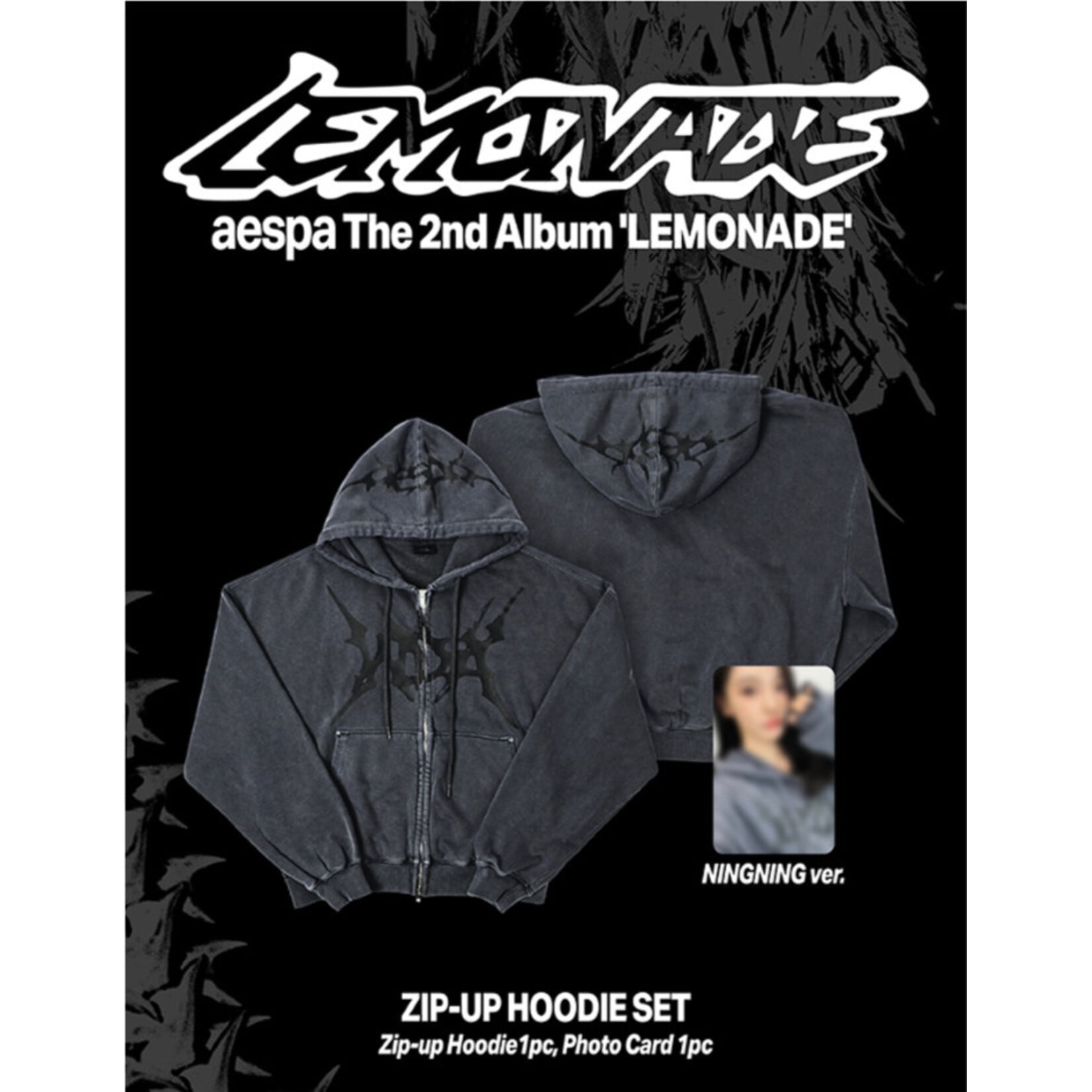 Aespa aespa - [aespa WEEK - MAKE IT LEMONADE MD] ZIP-UP HOODIE SET