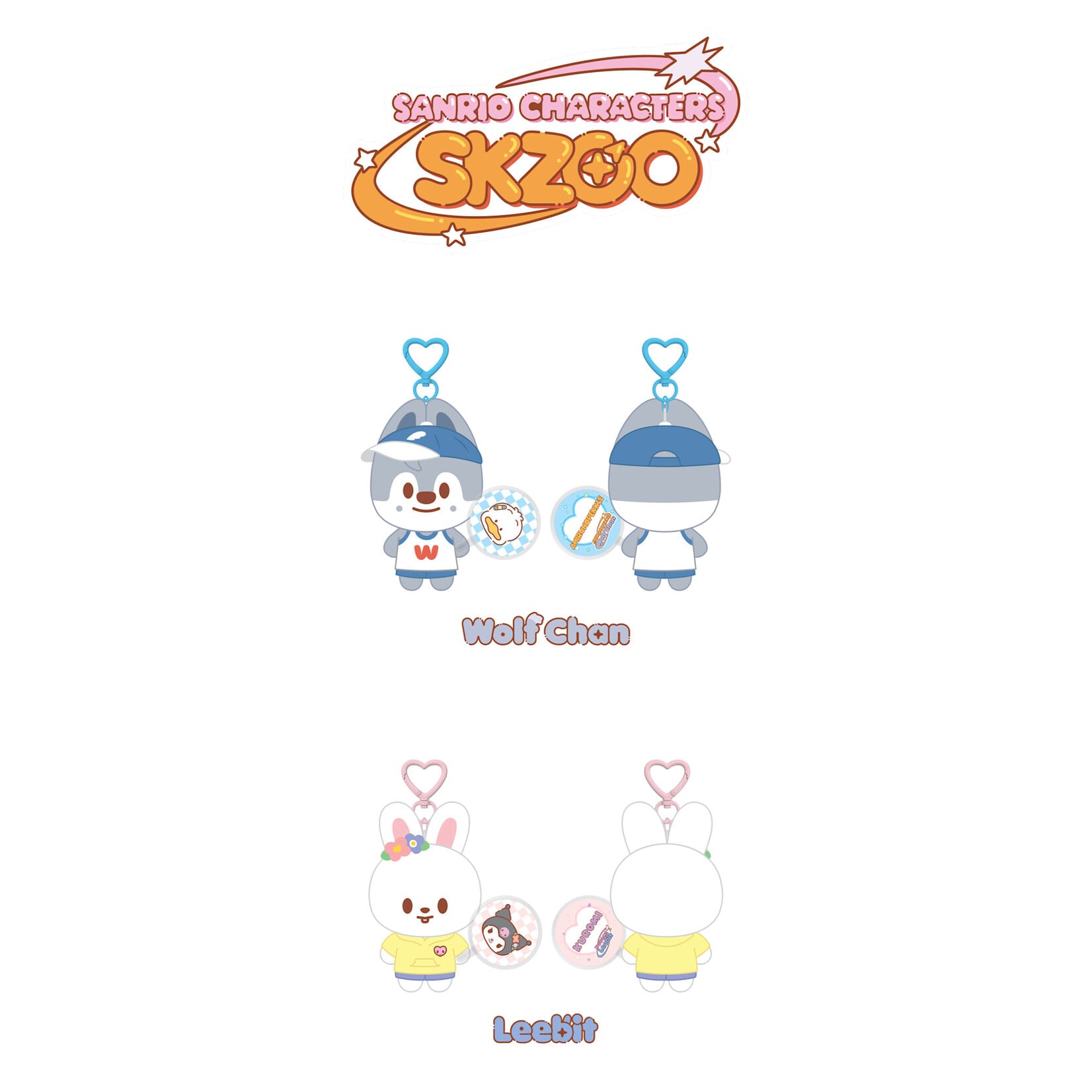 Stray Kids Stray Kids - 10CM PLUSH MINI PICKET Ver. - SKZOO X SANRIO CHARACTERS