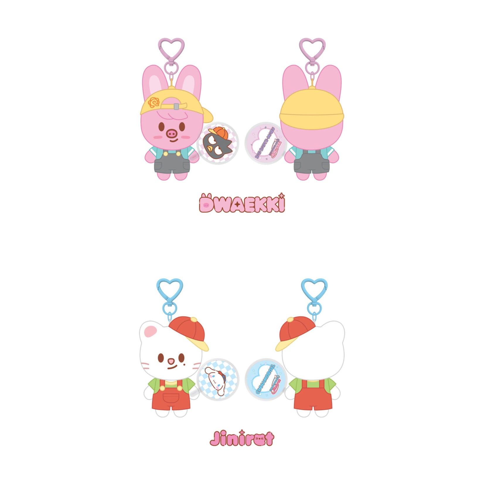 Stray Kids Stray Kids - 10CM PLUSH MINI PICKET Ver. - SKZOO X SANRIO CHARACTERS