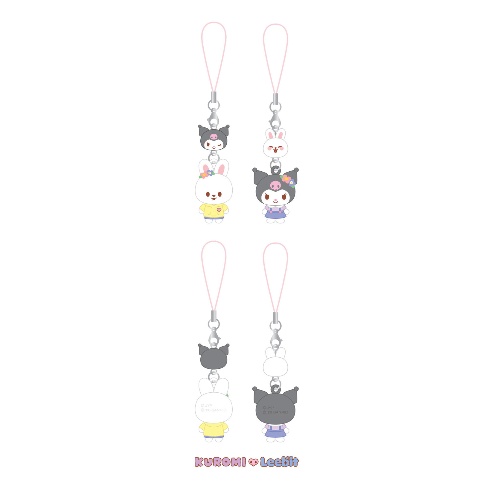 Stray Kids Stray Kids - MINI FIGURE COUPLE KEYRING - SKZOO X SANRIO CHARACTERS