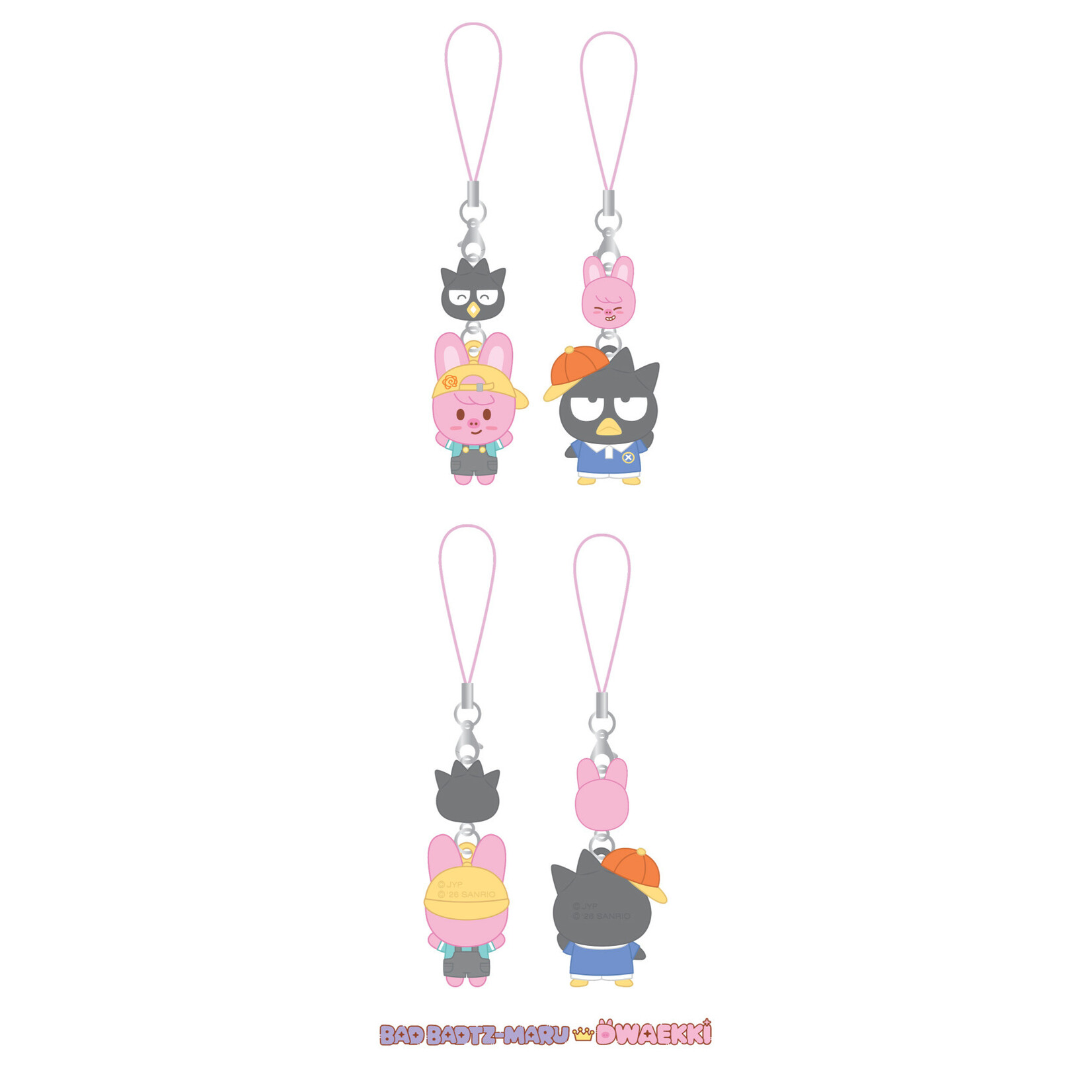 Stray Kids Stray Kids - MINI FIGURE COUPLE KEYRING - SKZOO X SANRIO CHARACTERS