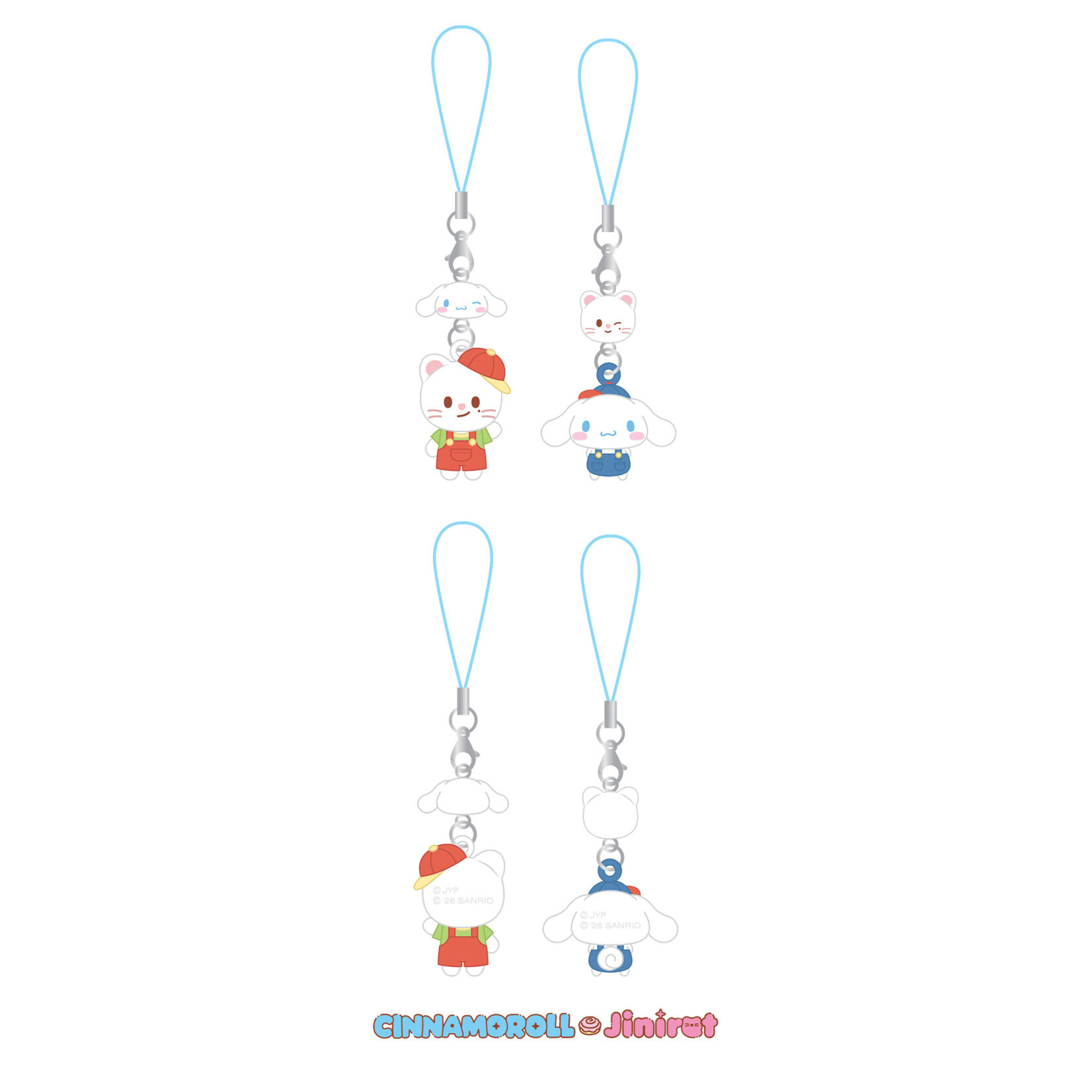 Stray Kids Stray Kids - MINI FIGURE COUPLE KEYRING - SKZOO X SANRIO CHARACTERS