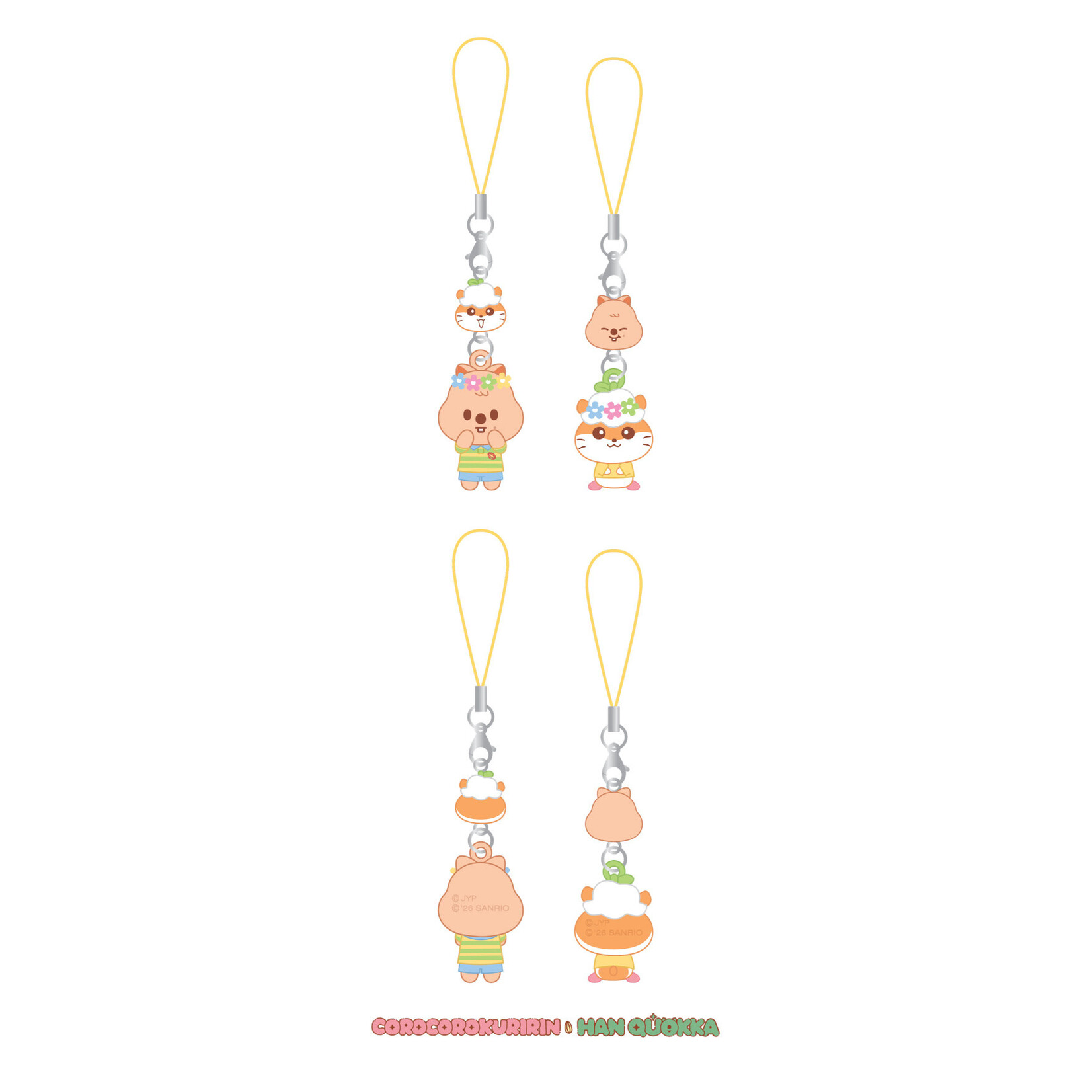 Stray Kids Stray Kids - MINI FIGURE COUPLE KEYRING - SKZOO X SANRIO CHARACTERS