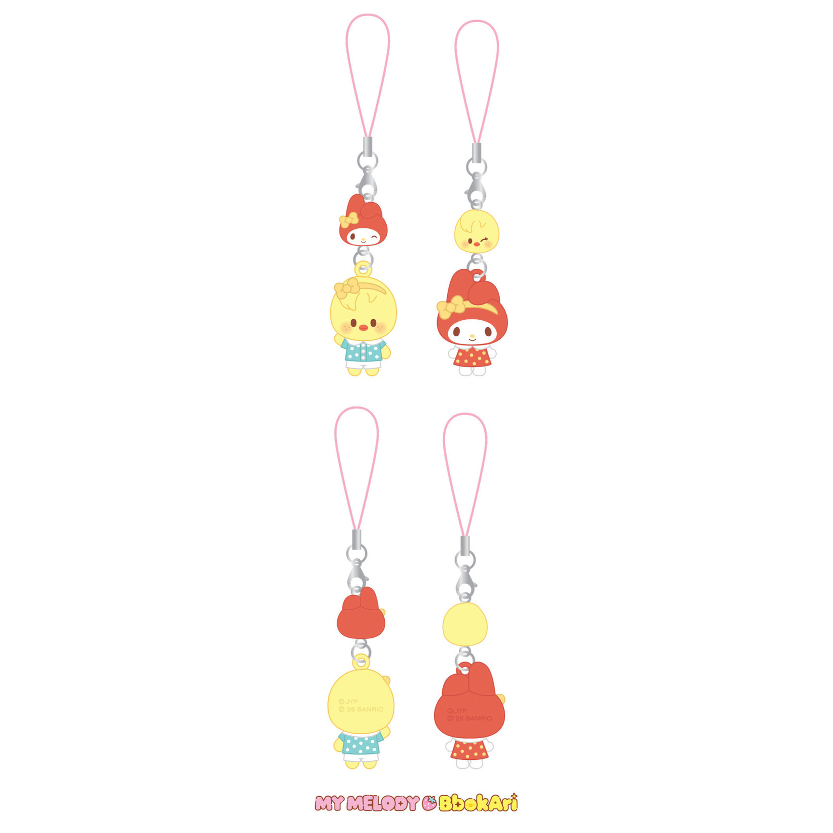 Stray Kids Stray Kids - MINI FIGURE COUPLE KEYRING - SKZOO X SANRIO CHARACTERS