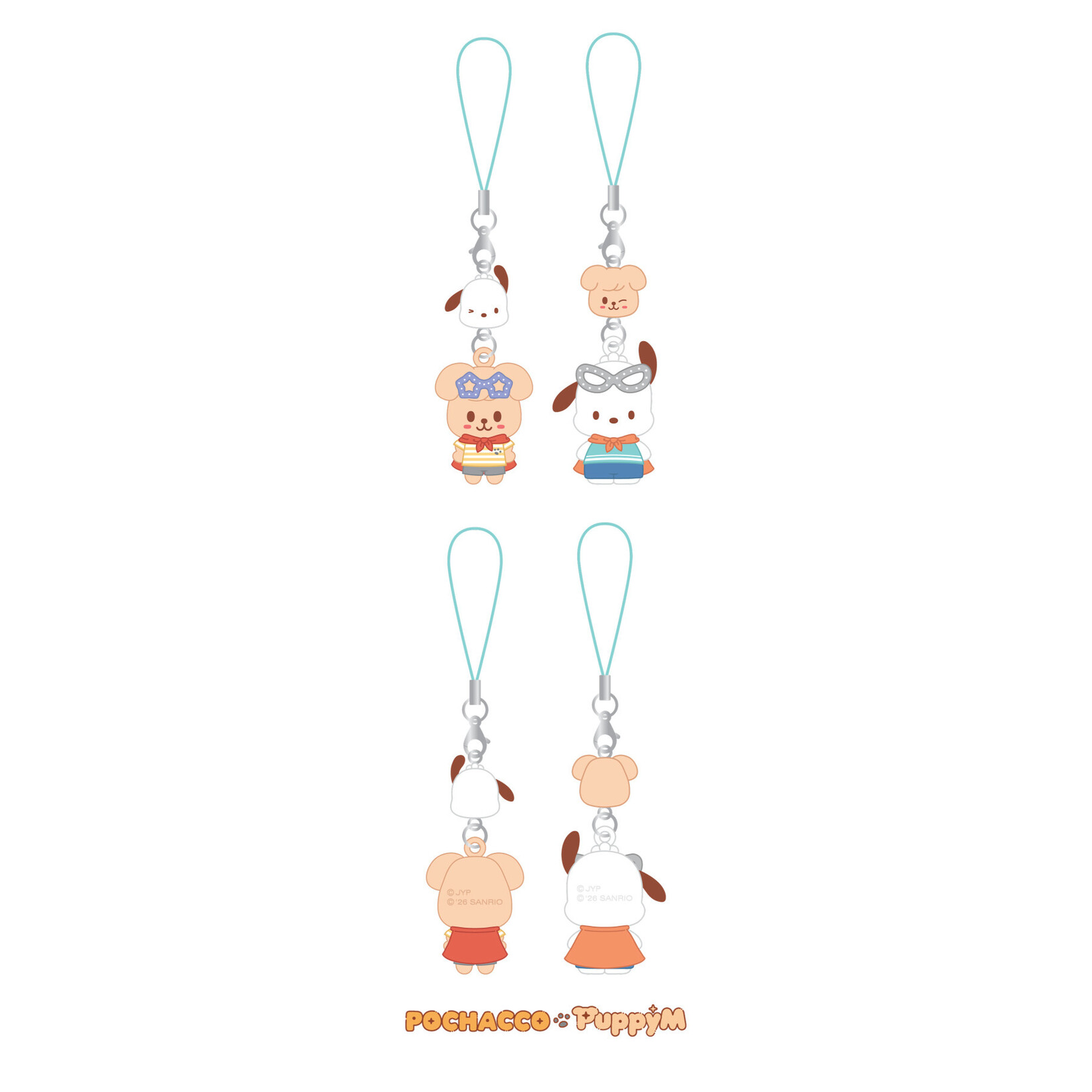 Stray Kids Stray Kids - MINI FIGURE COUPLE KEYRING - SKZOO X SANRIO CHARACTERS