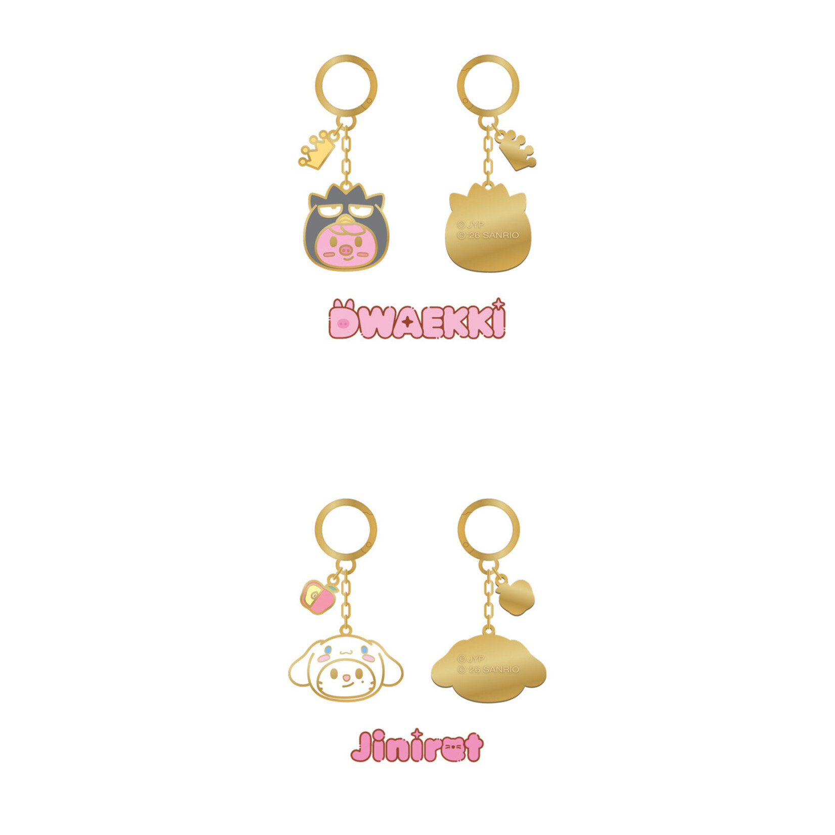 Stray Kids Stray Kids - METAL KEYRING - SKZOO X SANRIO CHARACTERS