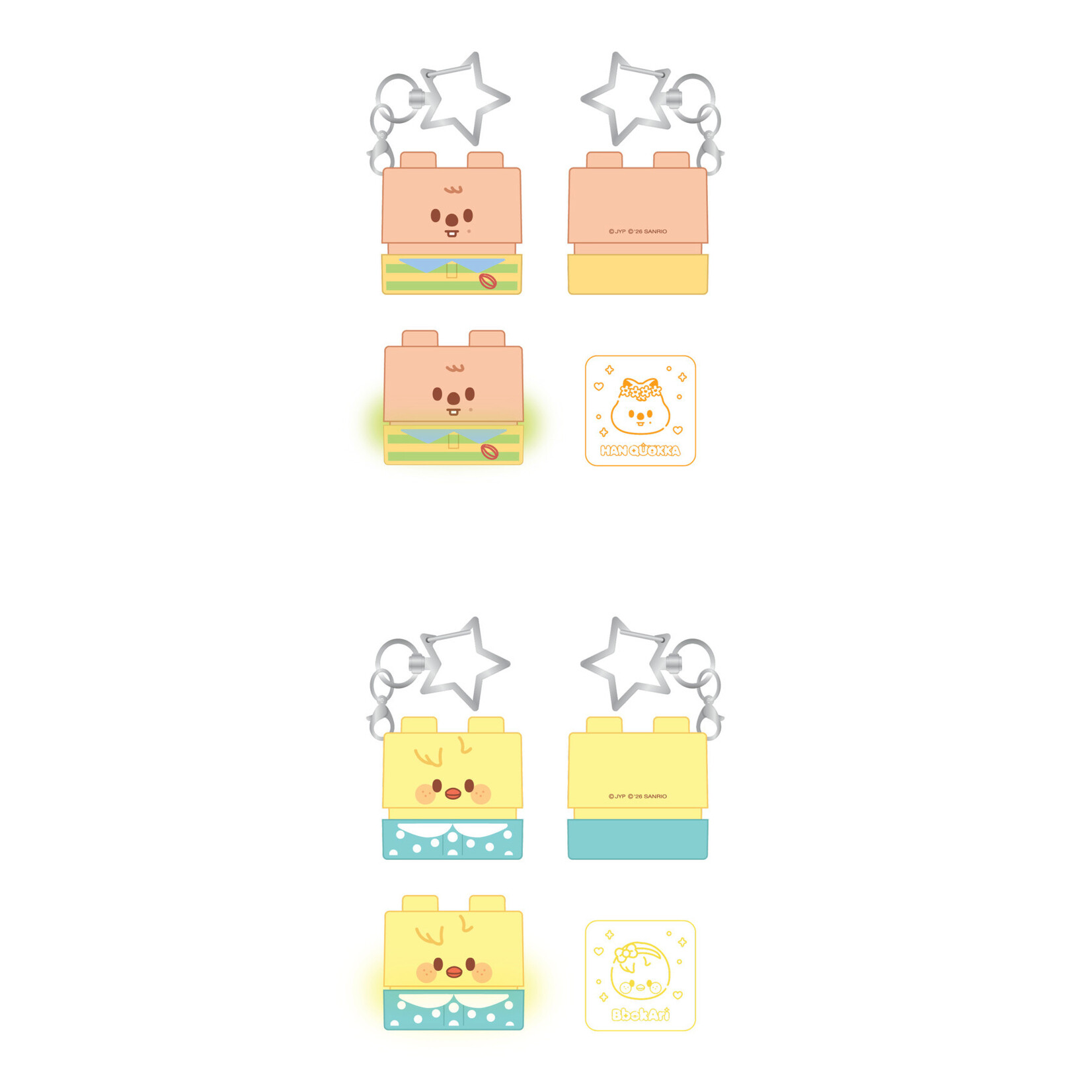 Stray Kids Stray Kids - SECRET BLOCK STAMP - SKZOO X SANRIO CHARACTERS (RANDOM)