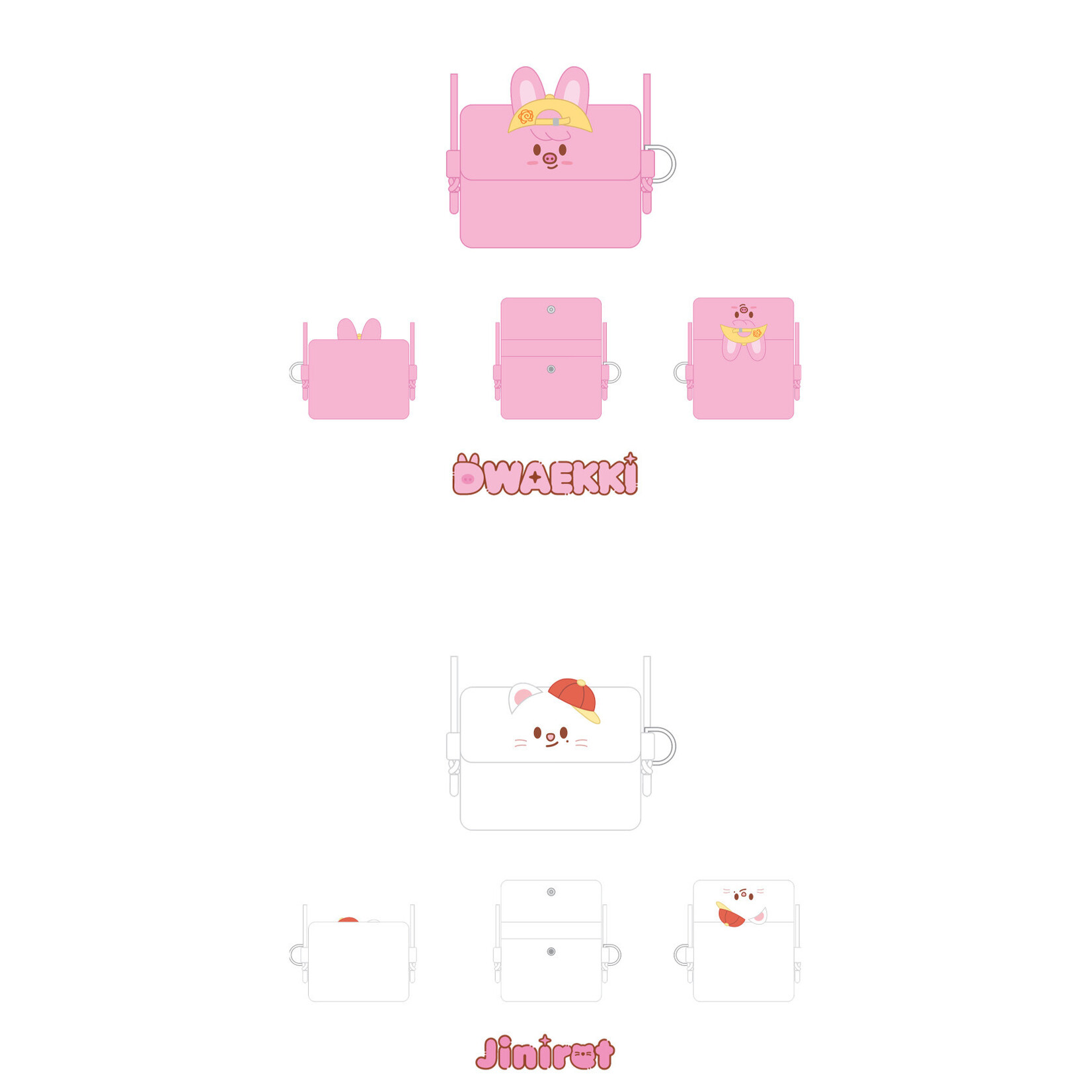 Stray Kids Stray Kids - CARD WALLET CROSS BAG - SKZOO X SANRIO CHARACTERS