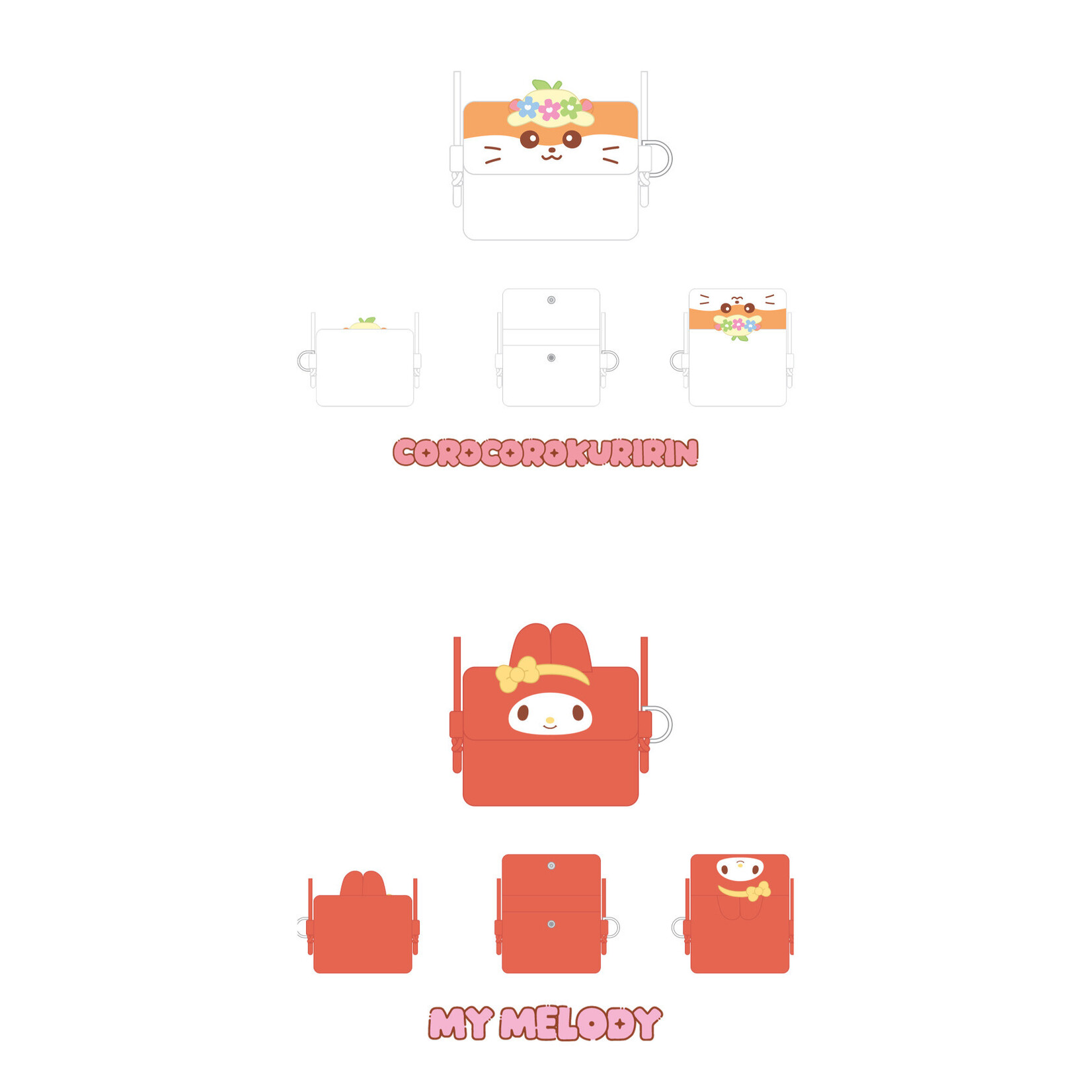 Stray Kids Stray Kids - CARD WALLET CROSS BAG - SKZOO X SANRIO CHARACTERS
