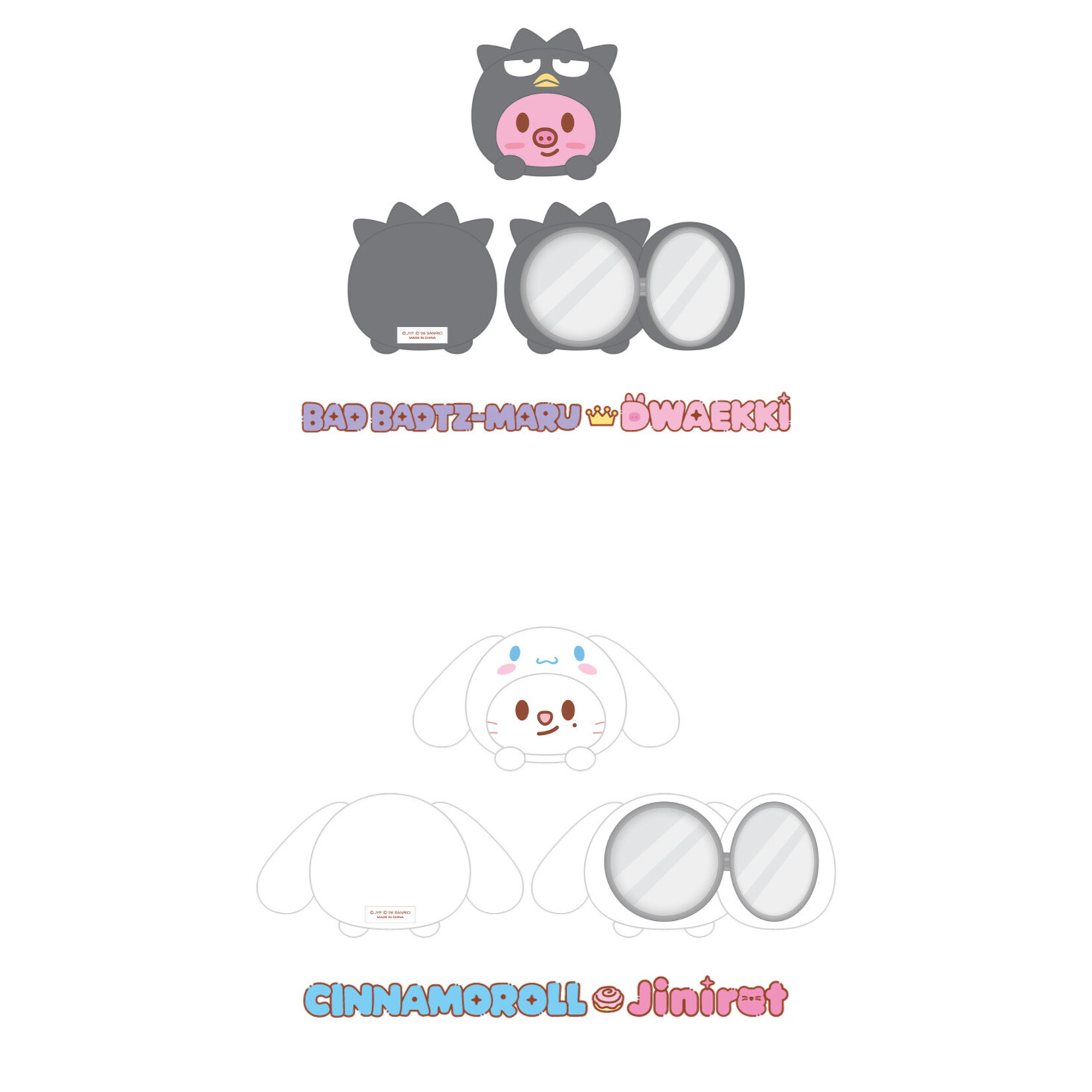 Stray Kids Stray Kids - PLUSH MIRROR - SKZOO X SANRIO CHARACTERS