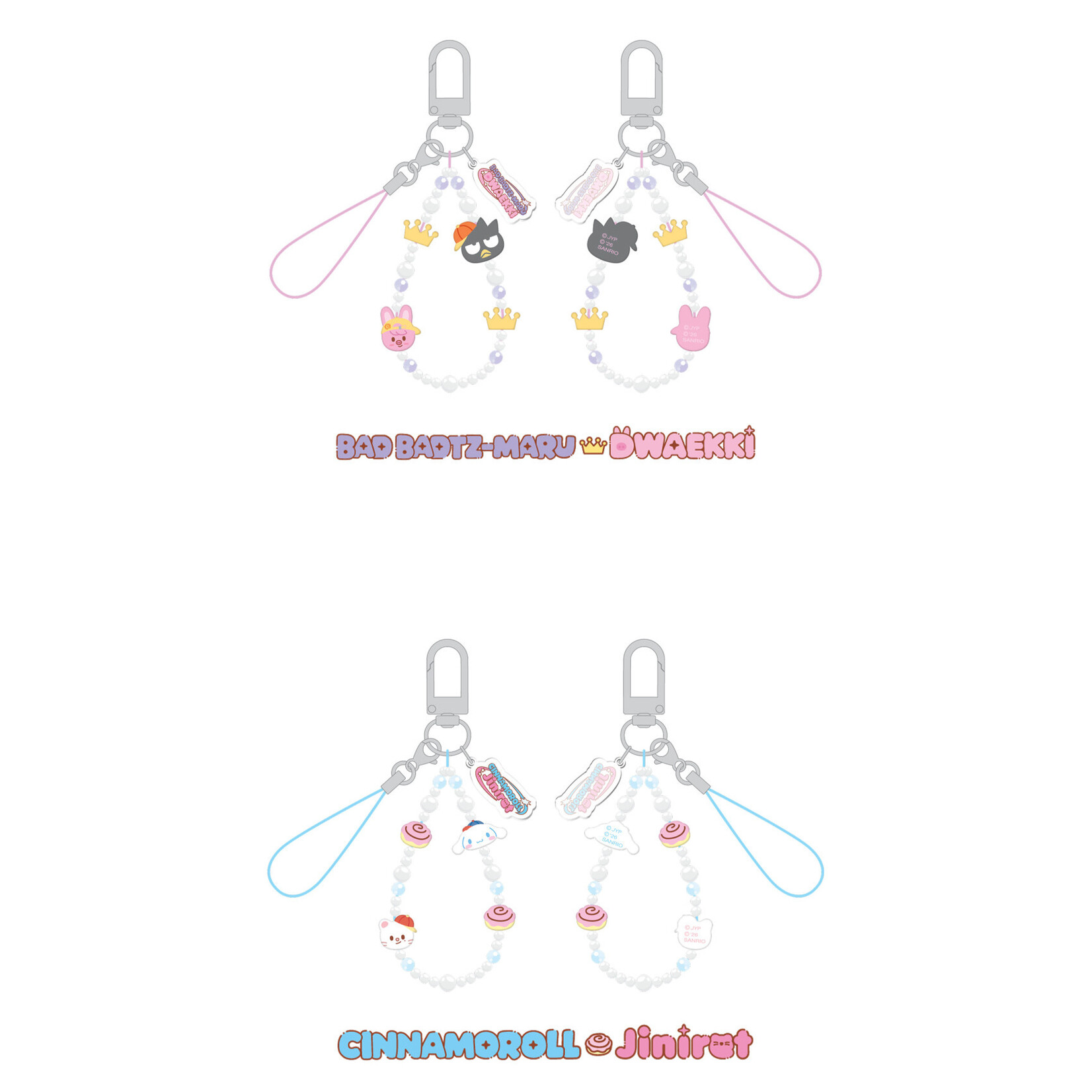 Stray Kids Stray Kids - PHONE BEADS STRAP - SKZOO X SANRIO CHARACTERS