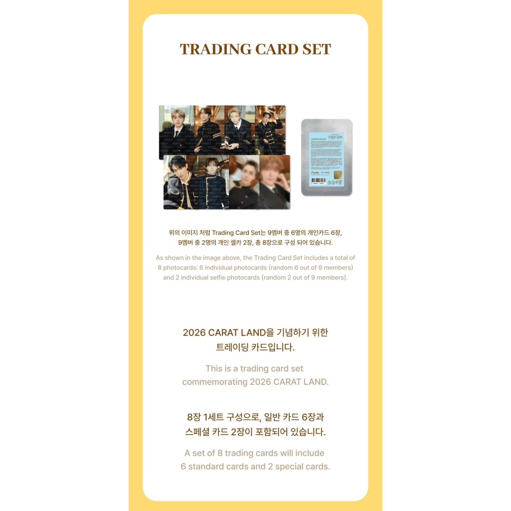 Seventeen SEVENTEEN - 2026 SVT 10TH FAN MEETING  MD : Trading Card Set