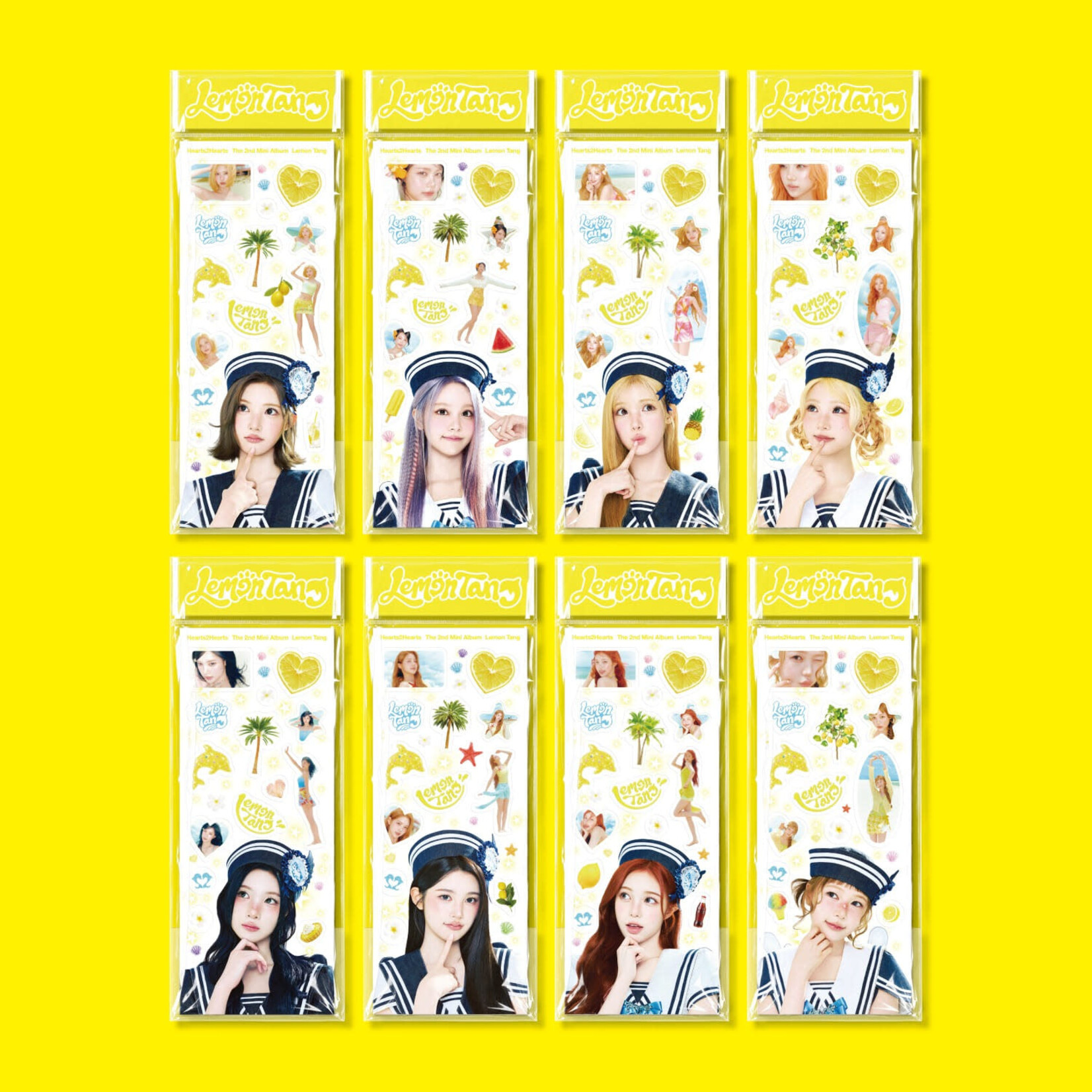 Hearts2Hearts Hearts2Hearts - 2nd Mini Album [Lemon Tang] (Sticker Ver.)