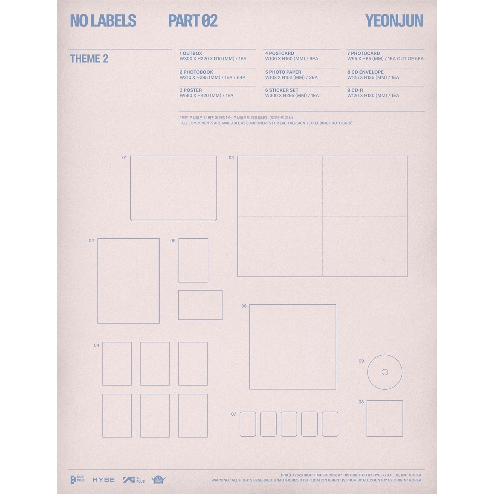 TXT YEONJUN - [NO LABELS: PART 02] (Photobook Ver.) + Weverse Gift (WS)