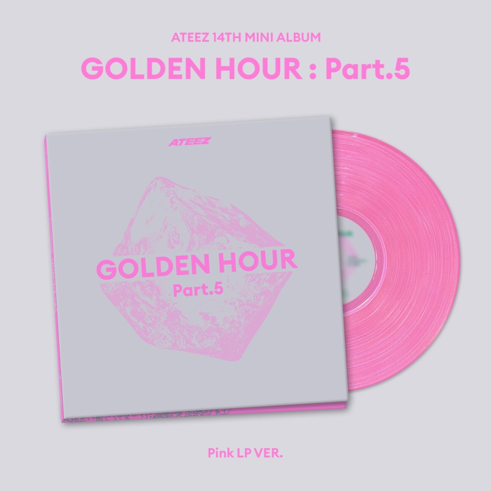 ATEEZ ATEEZ - 14TH MINI ALBUM [GOLDEN HOUR : Part.5] (Pink LP VER.)