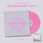 ATEEZ ATEEZ - 14th Mini Album [GOLDEN HOUR : Part.5] (Pink LP Ver.) + 2 Random Photocard (KQ SHOP)