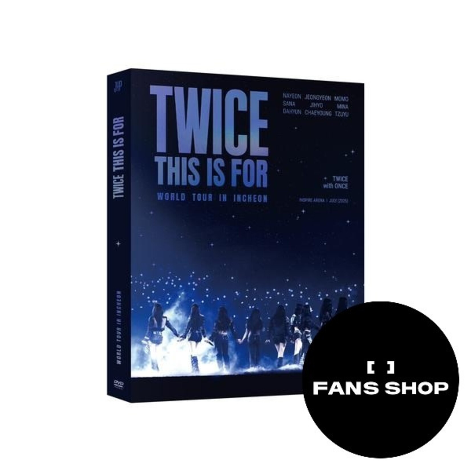 Twice TWICE - [THIS IS FOR] WORLD TOUR IN INCHEON DVD + Photocard SET (FANS SHOP)
