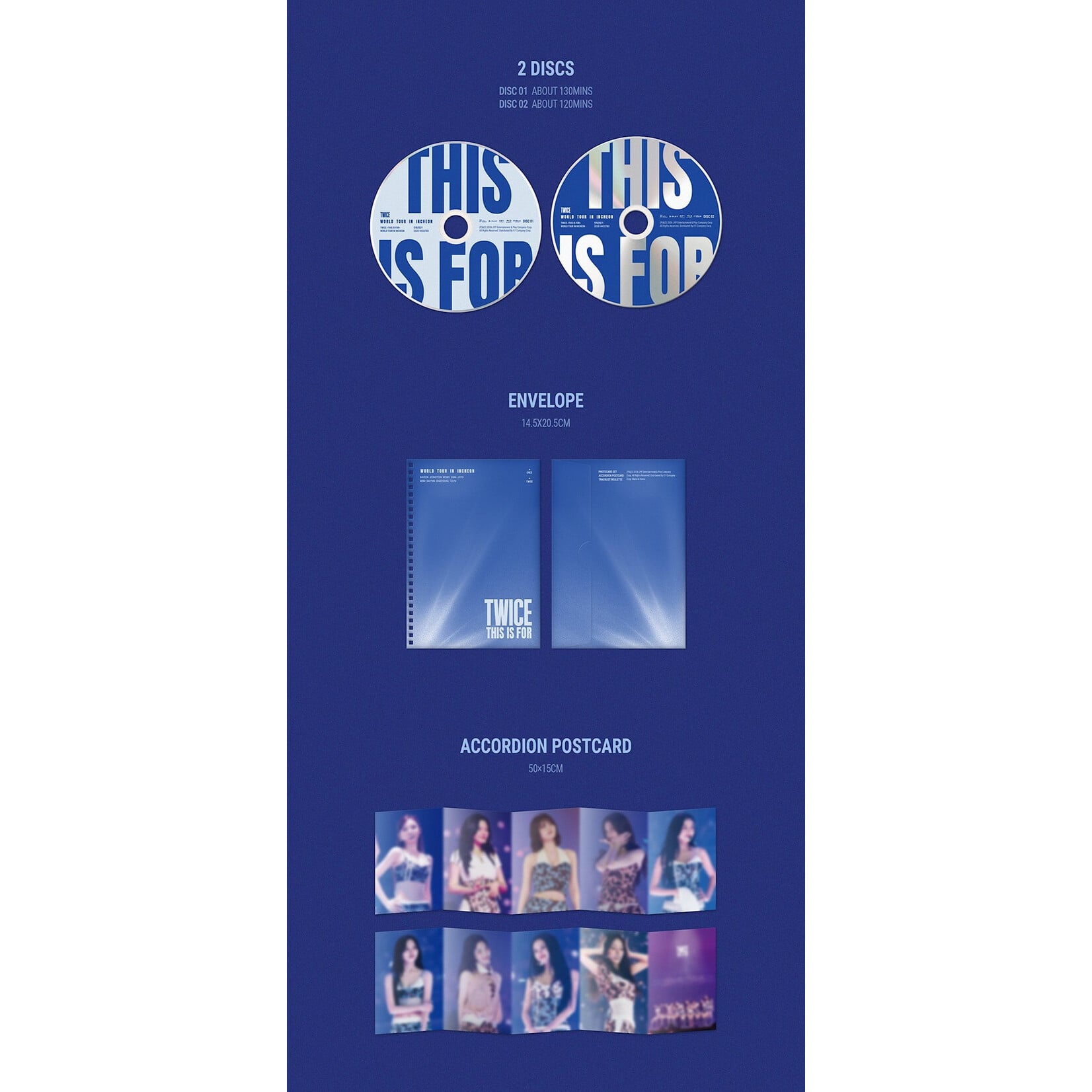 Twice TWICE - [THIS IS FOR] WORLD TOUR IN INCHEON Blu-ray + Photocard SET (FANS SHOP)