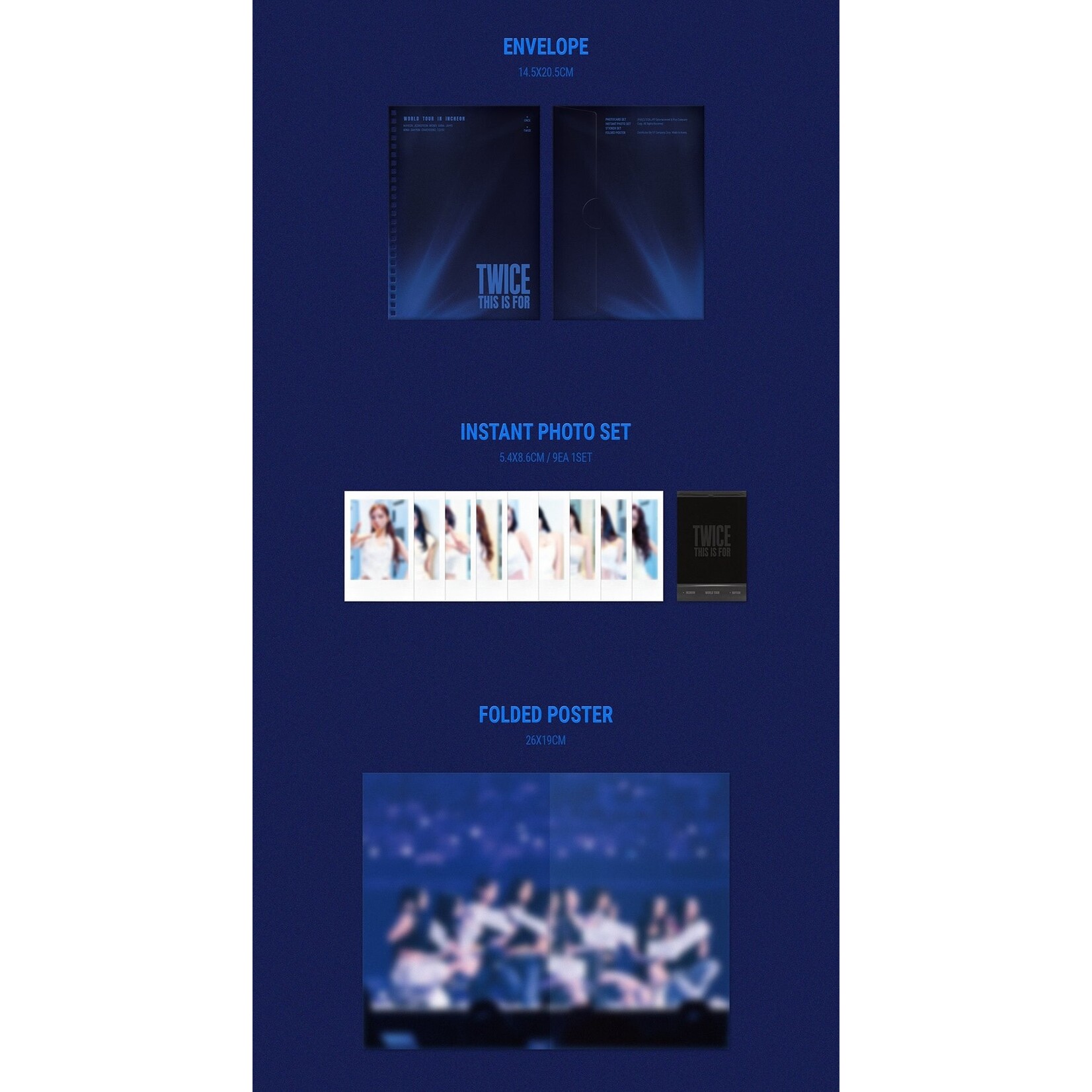 Twice TWICE - [THIS IS FOR] WORLD TOUR IN INCHEON DVD + Photocard SET (FANS SHOP)