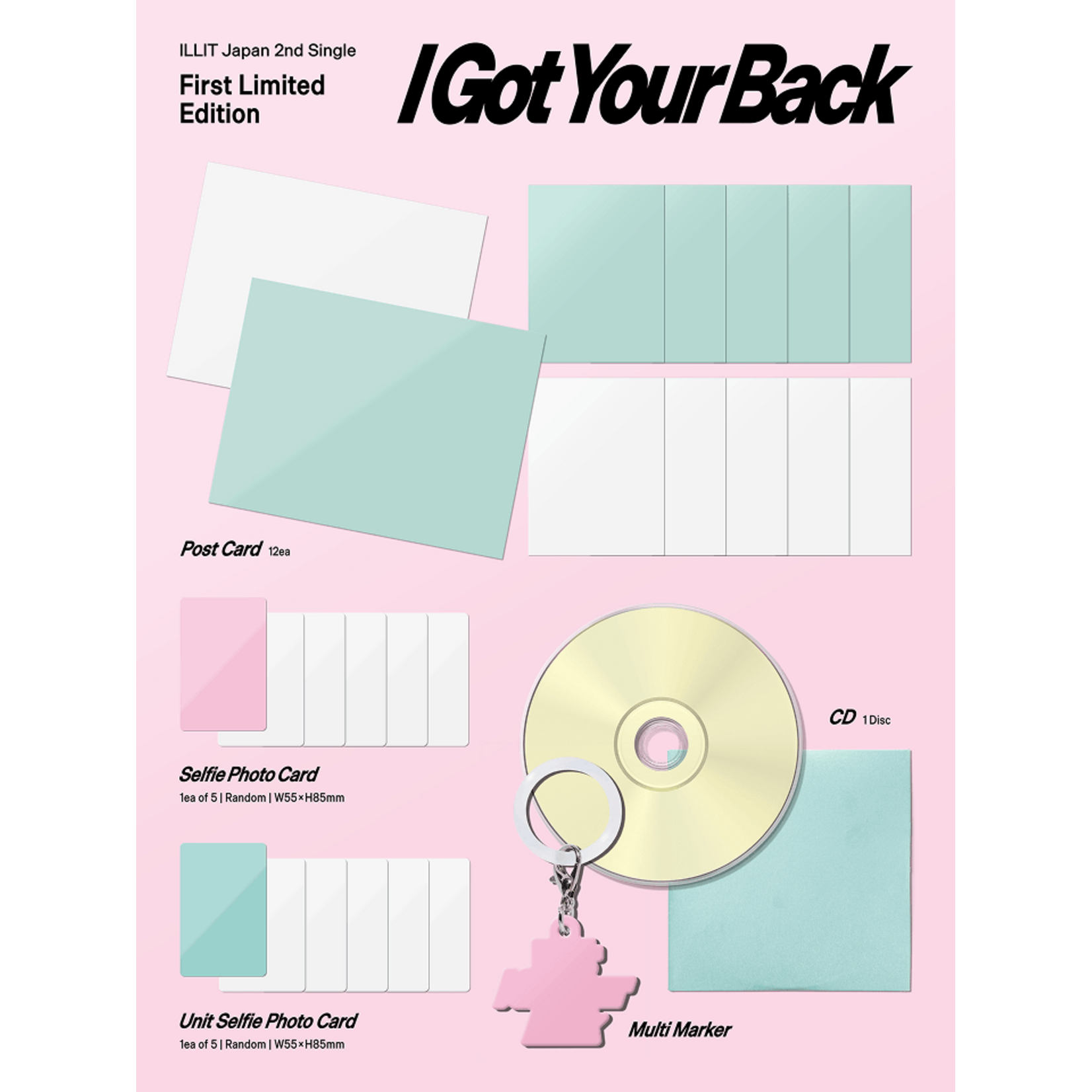 ILLIT ILLIT - Japan 2nd Single [I Got Your Back] (Limited Edition) + Weverse Gift (WS)