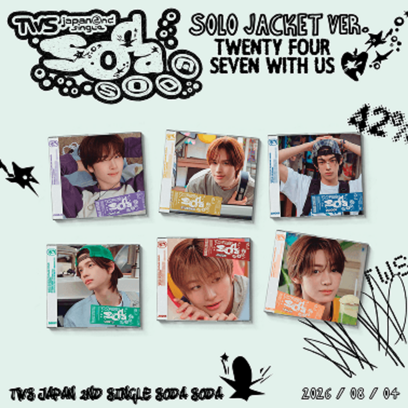 TWS TWS - Japan 2nd Single [SODA SODA] (Solo Jacket  VER.)