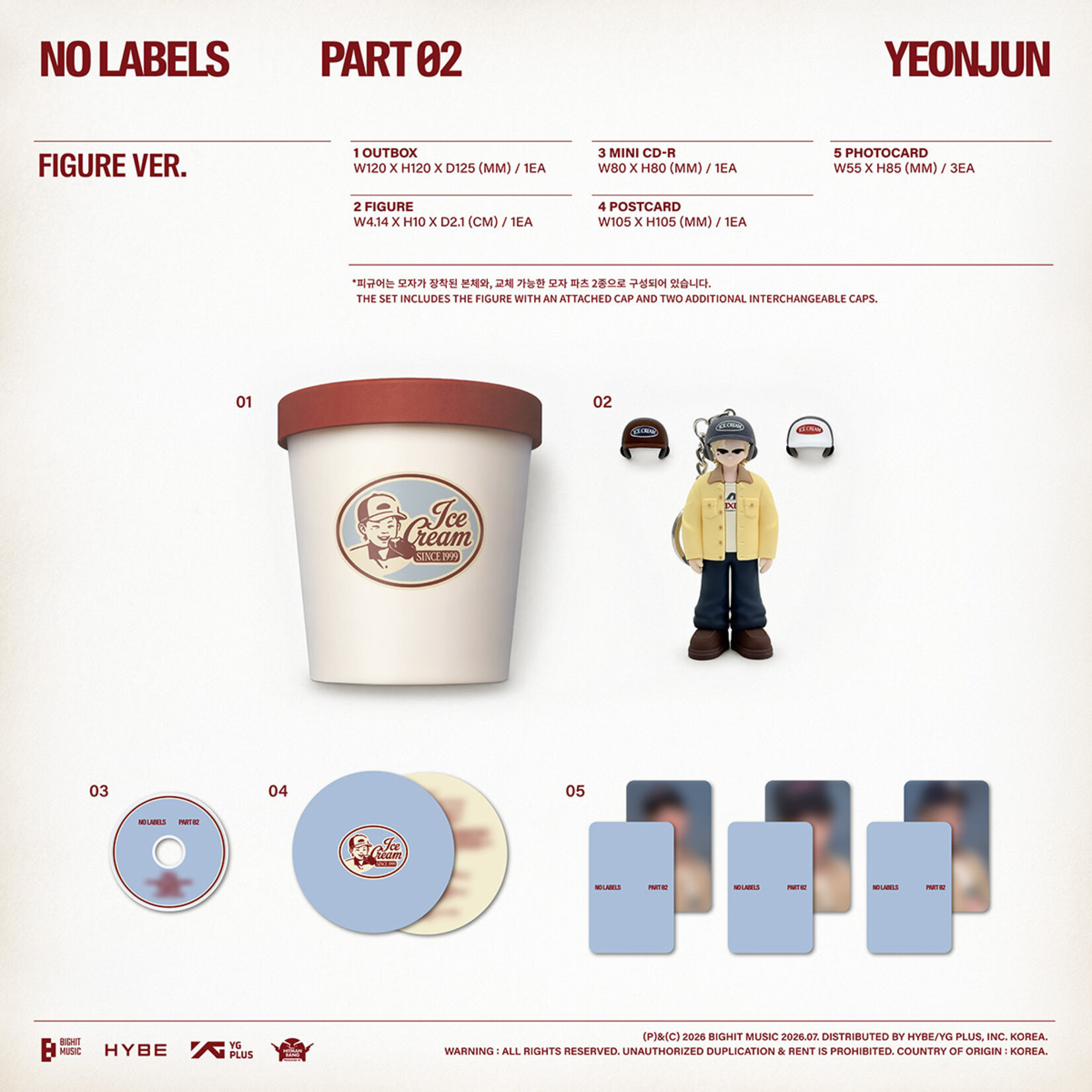 TXT YEONJUN - NO LABELS: PART 02 (Figure Ver.)