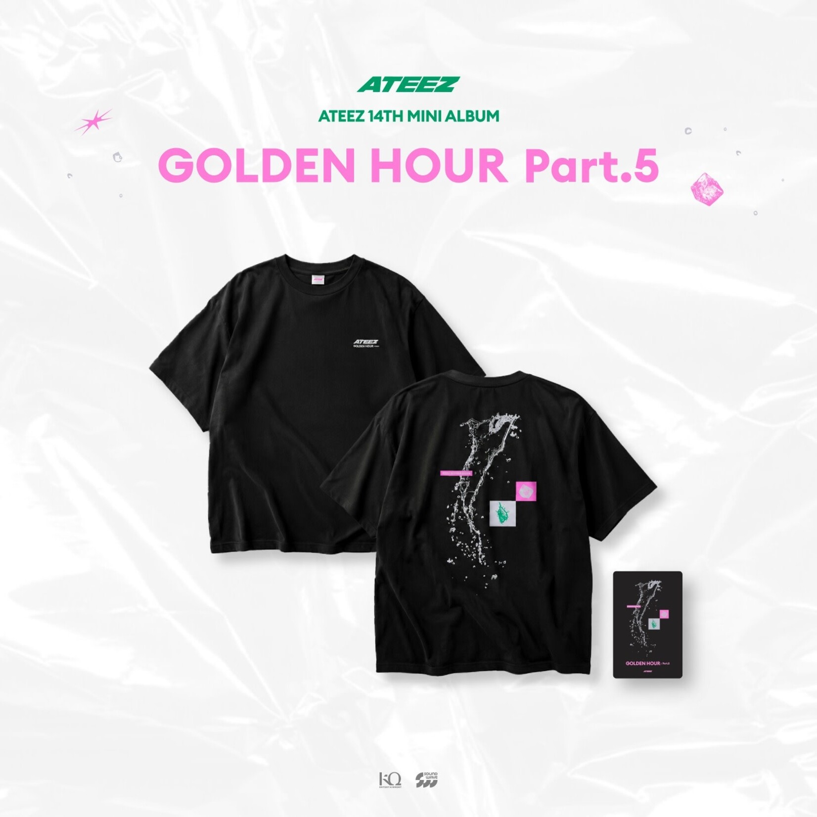 ATEEZ ATEEZ - POP-UP STORE [GOLDEN HOUR : Part.5] MD : SHORT SLEEVE T-SHIRT