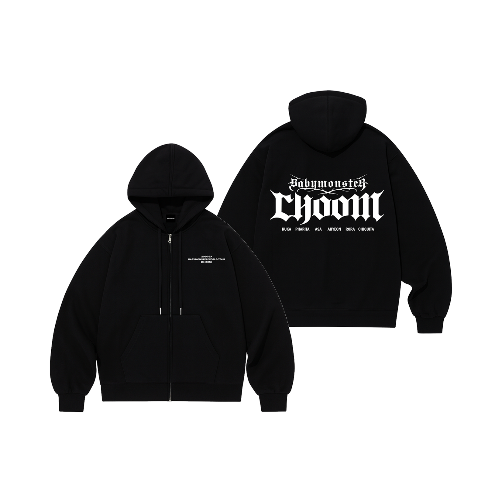 BABYMONSTER [CHOOMTOUR] BABYMONSTER ZIP-UP HOODIE
