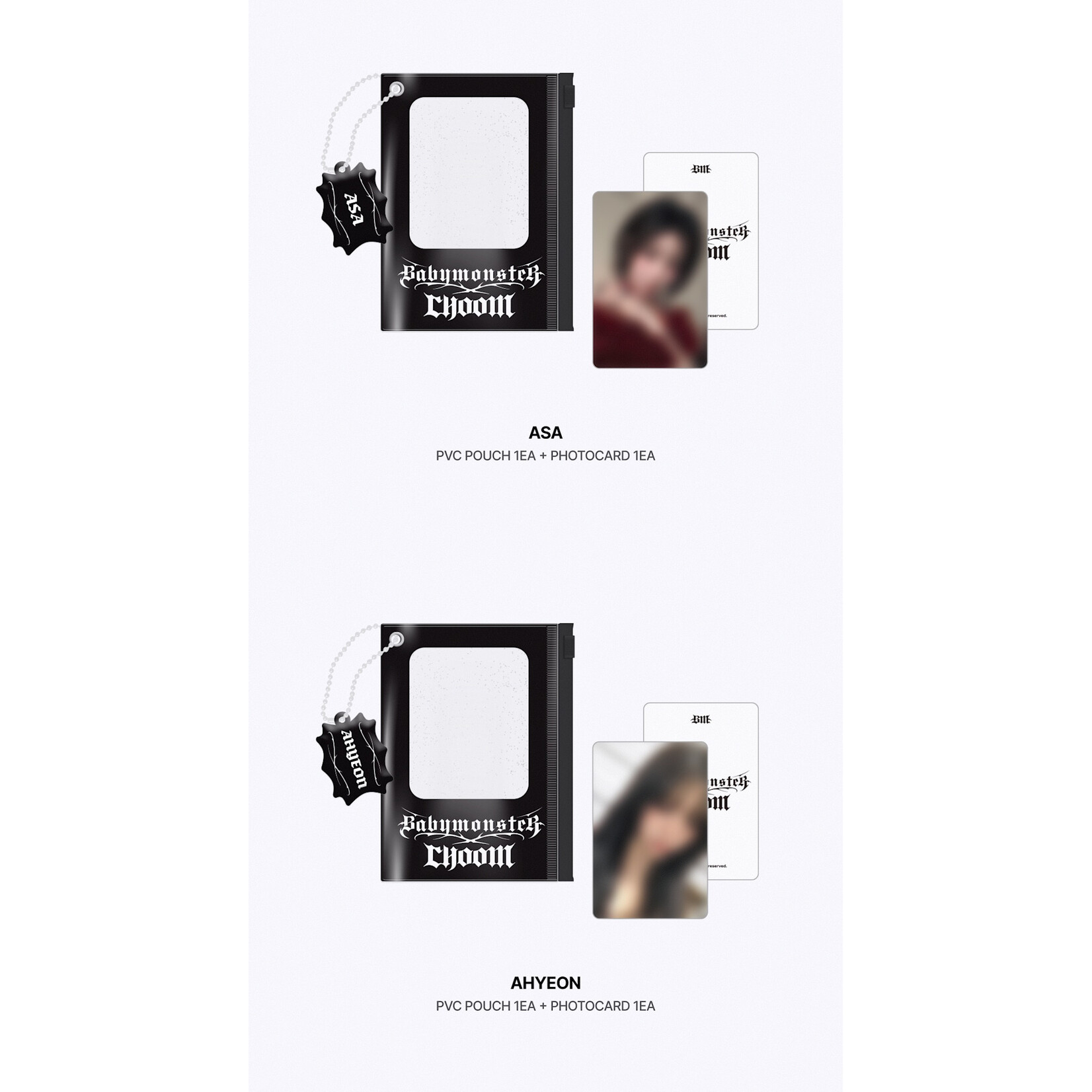 BABYMONSTER [CHOOMTOUR] BABYMONSTER PVC POUCH + PHOTOCARD