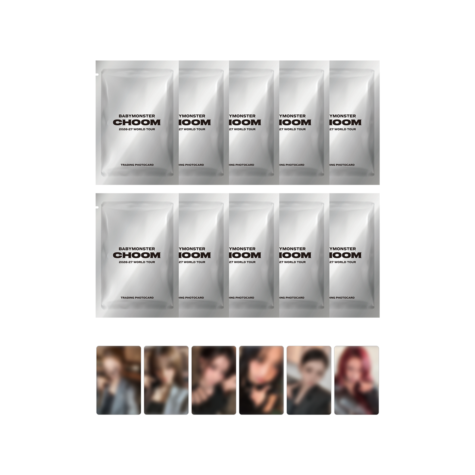 BABYMONSTER [CHOOMTOUR] BABYMONSTER TRADING PHOTOCARD BULK PACK