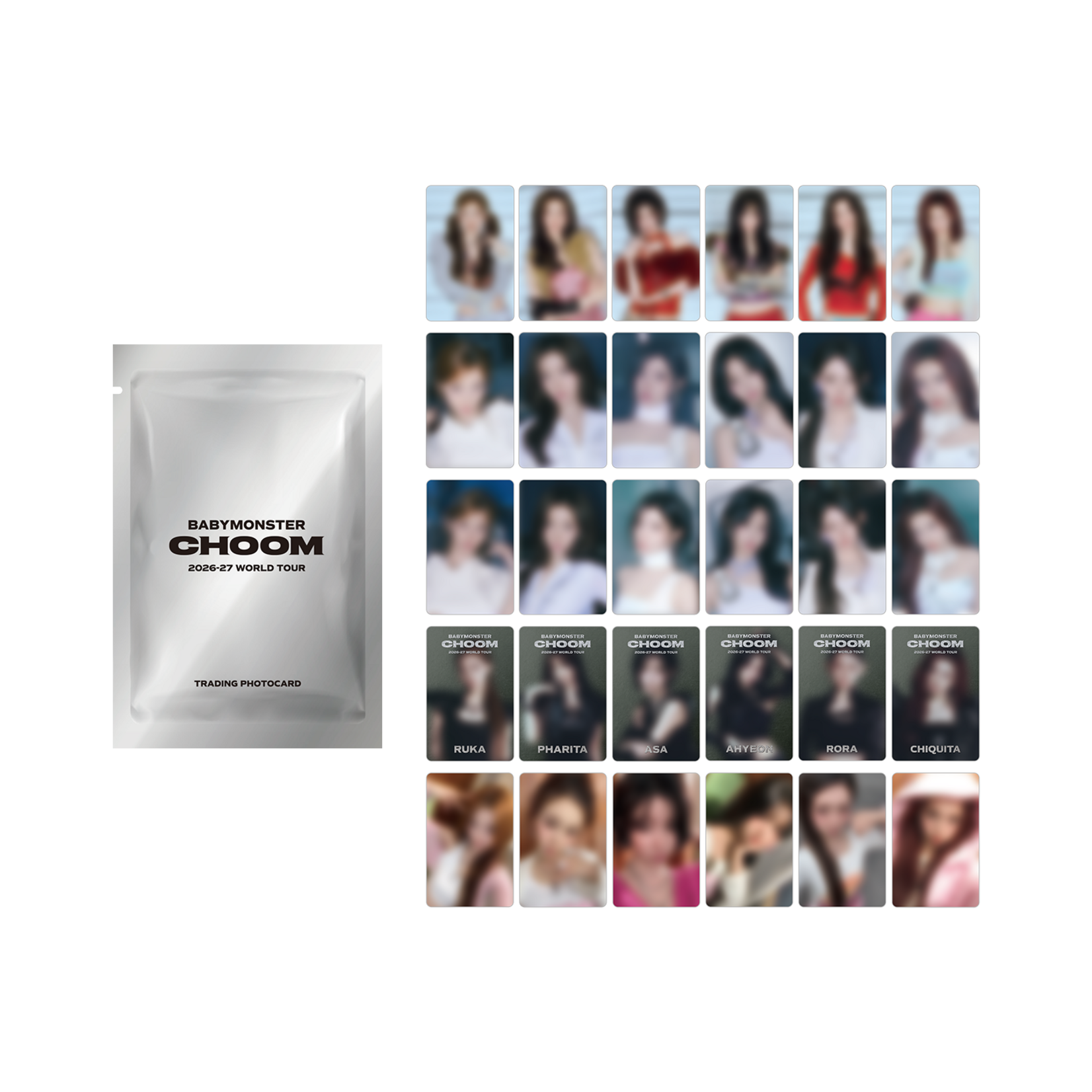 BABYMONSTER [CHOOMTOUR] BABYMONSTER TRADING PHOTOCARD