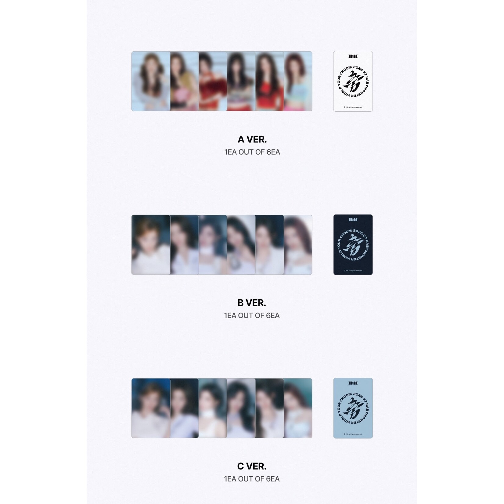 BABYMONSTER [CHOOMTOUR] BABYMONSTER TRADING PHOTOCARD