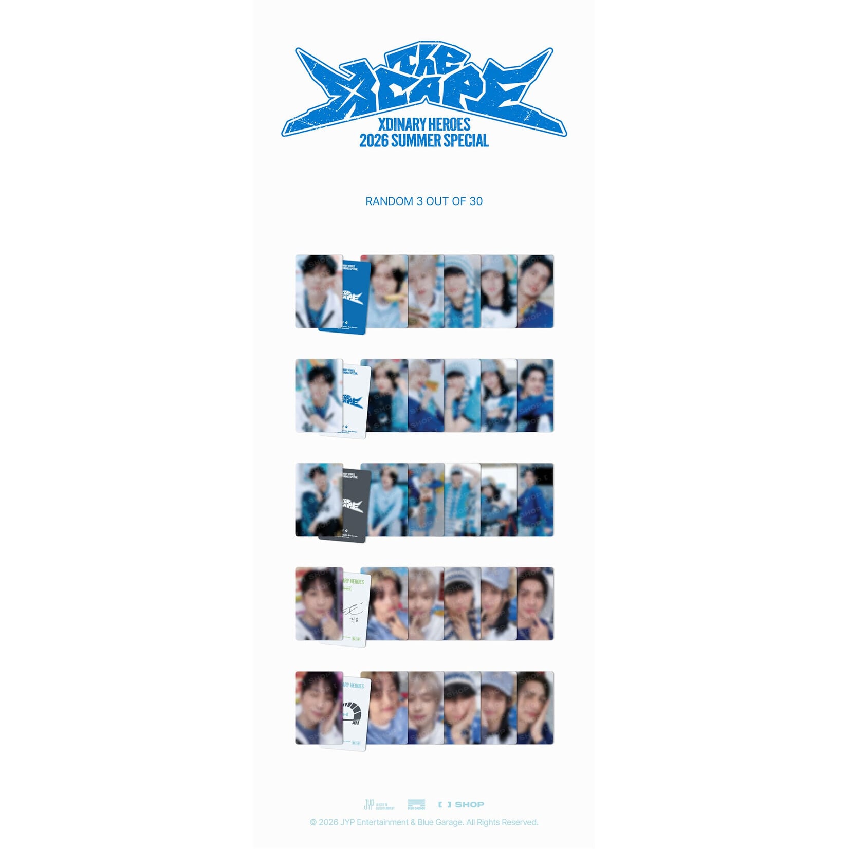 Xdinary Heroes Xdinary Heroes - [2026 Summer Special The Xcape] SECRET PHOTOCARD
